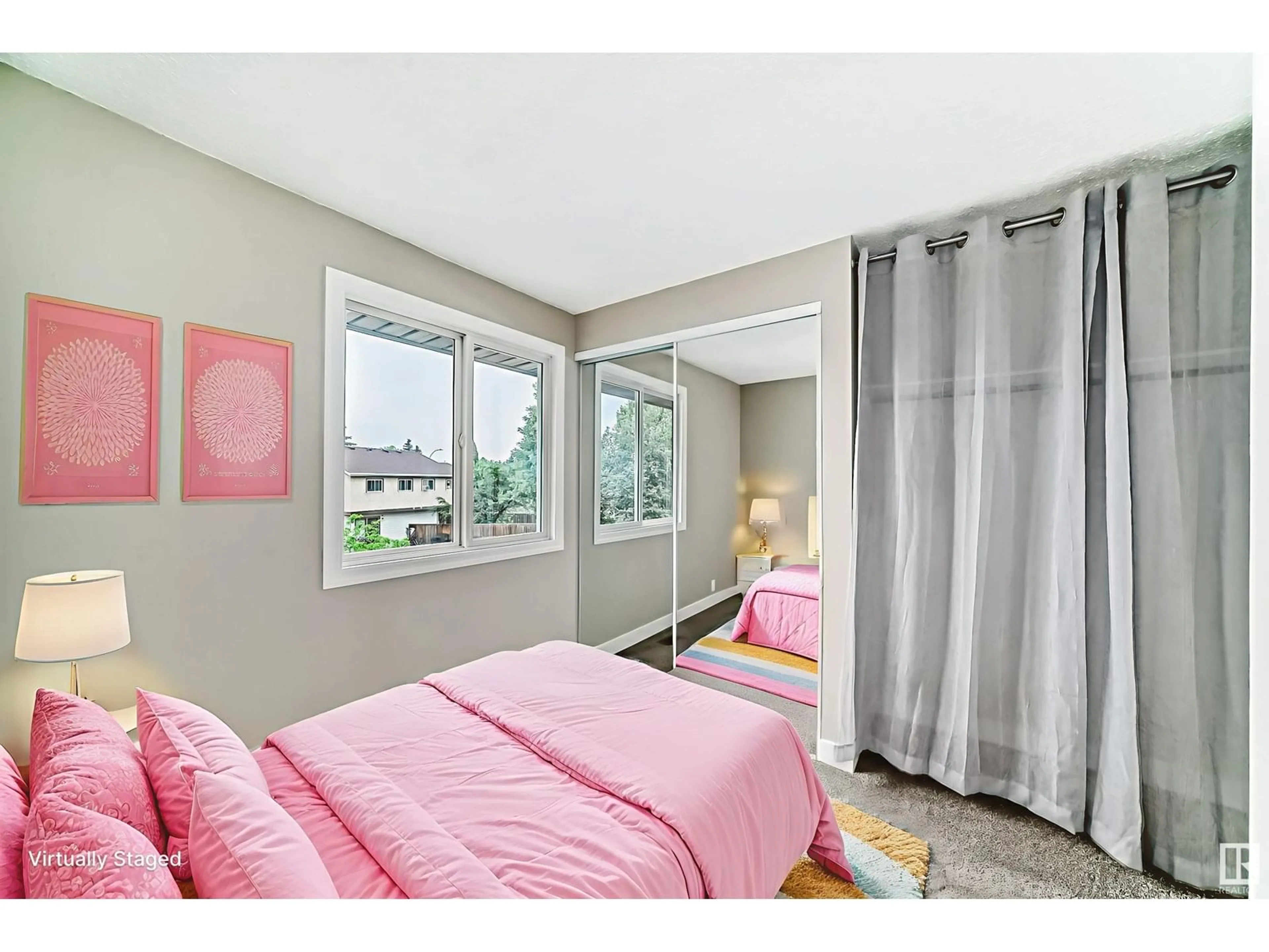 Bedroom with bed, unknown for 3161 138 AV, Edmonton Alberta T5Y1R1