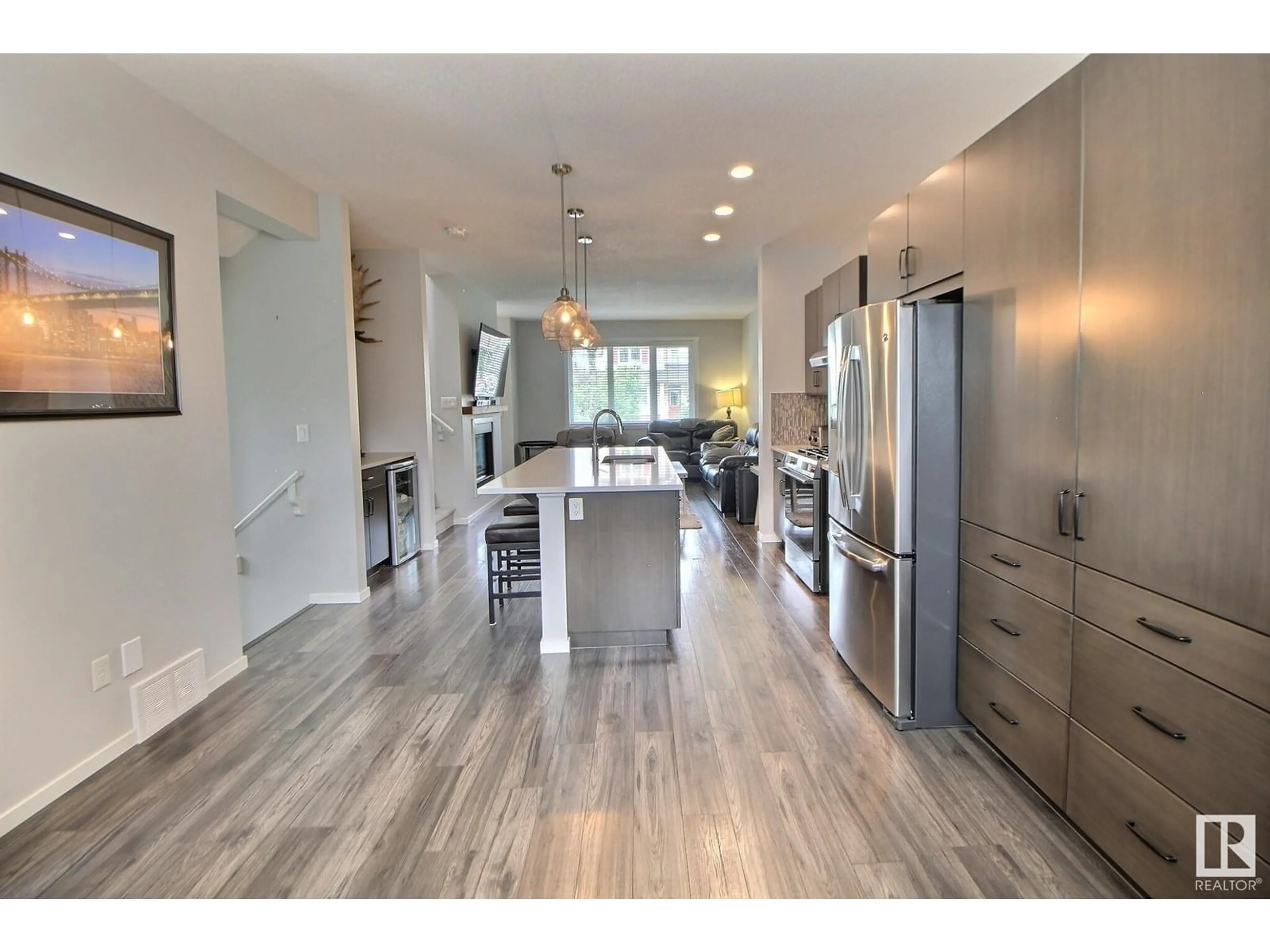 Open concept kitchen, unknown for SW - 3456 CUTLER CR, Edmonton Alberta T6W2B3