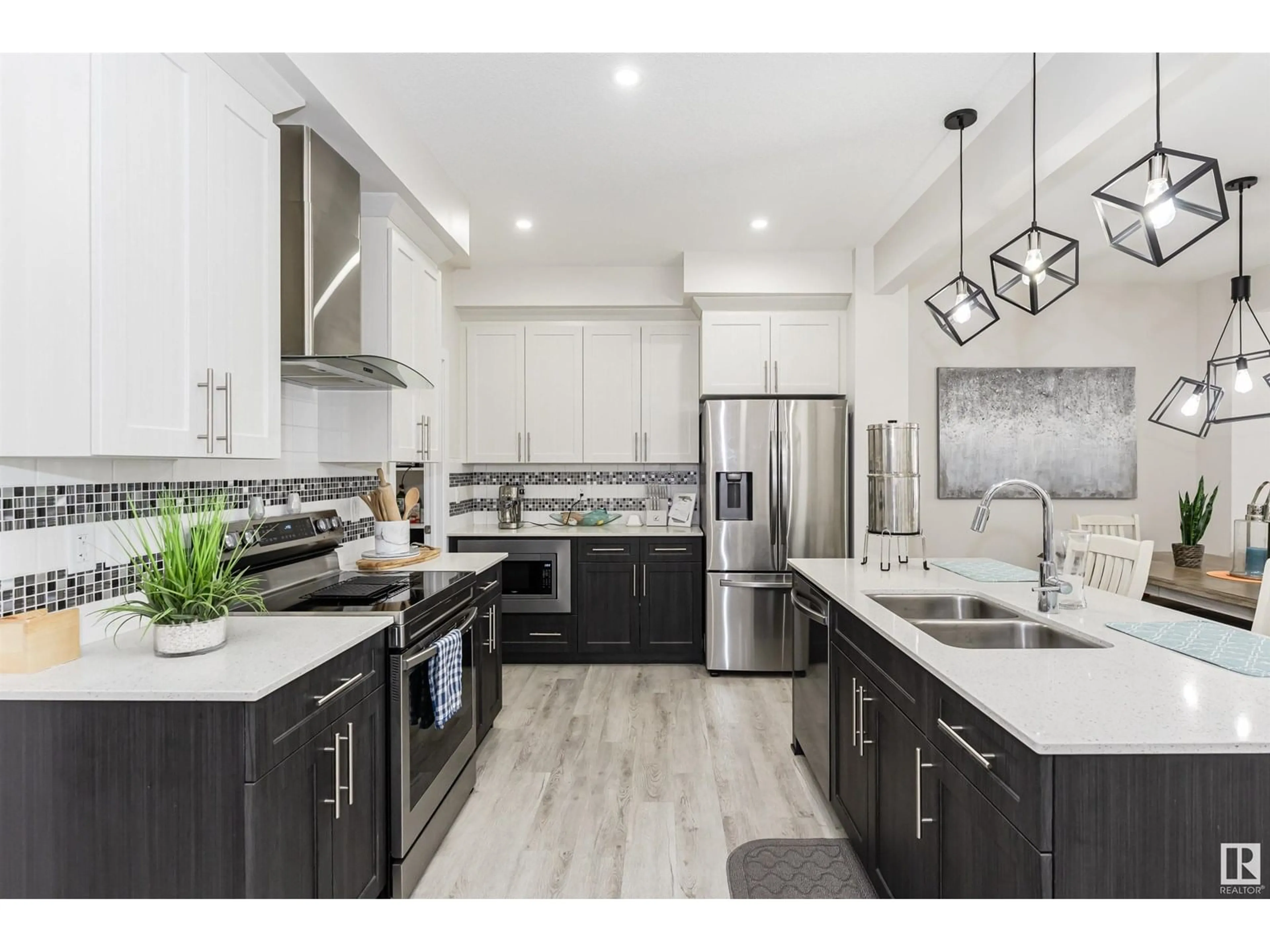Open concept kitchen, ceramic/tile floor for SW - 2023 157 ST, Edmonton Alberta T6W5E3