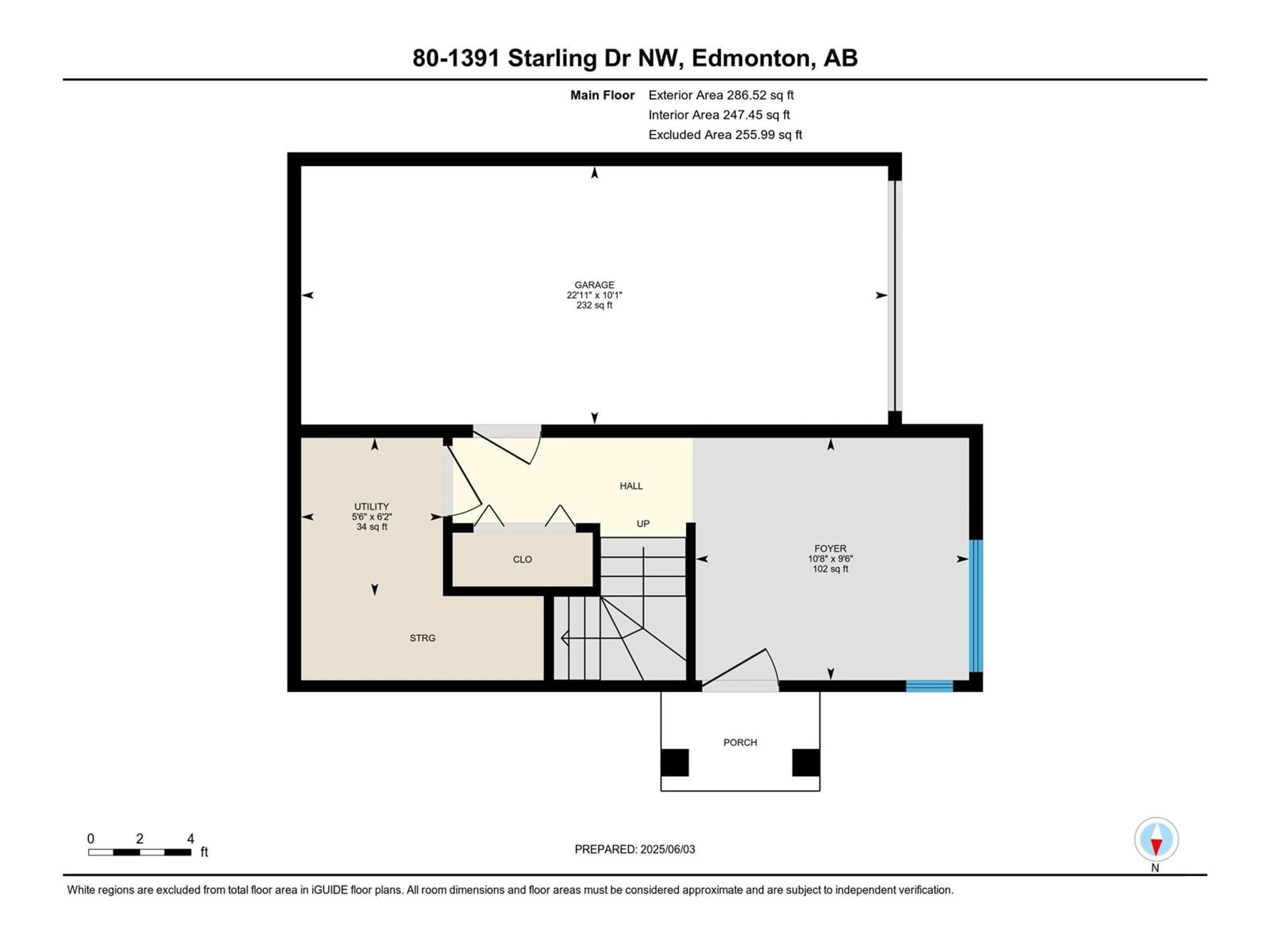 Floor plan for #80 - 1391 STARLING DR, Edmonton Alberta T5S0L3