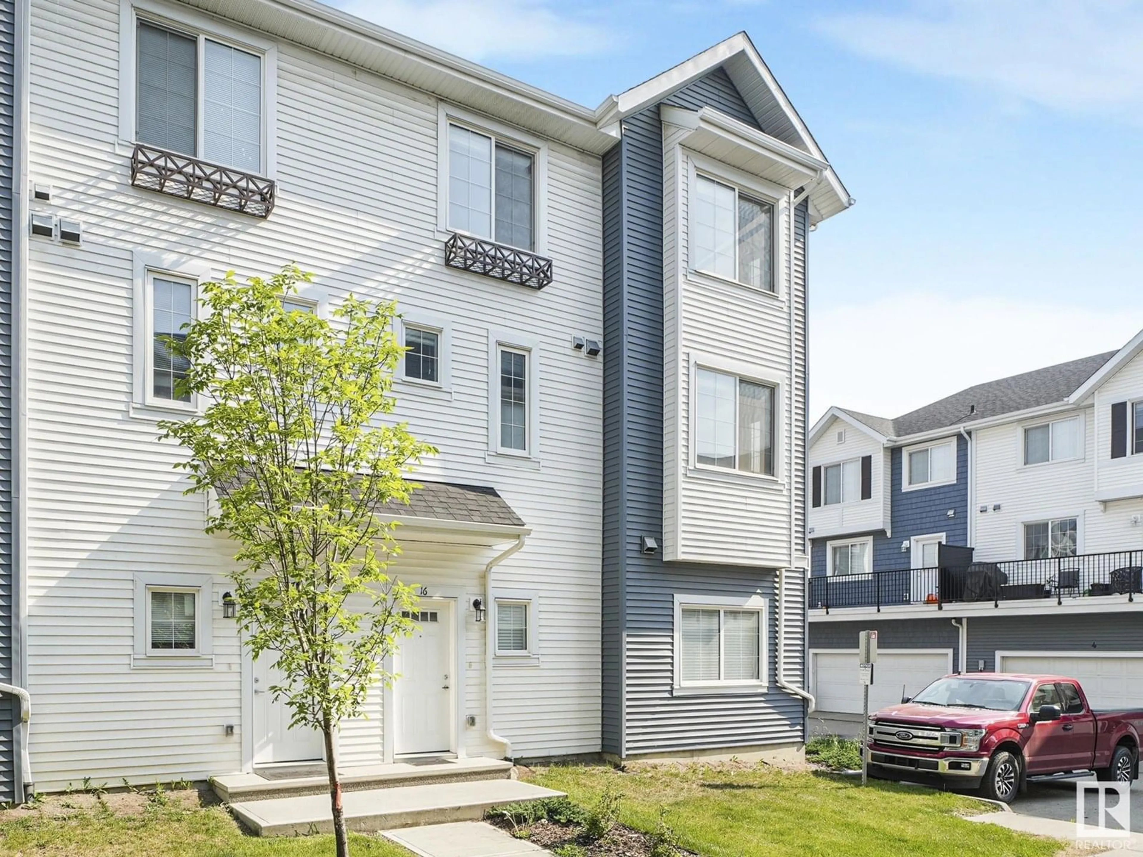 Home with vinyl exterior material, street for 735 - 16 ALLARD BV, Edmonton Alberta T6W3W5
