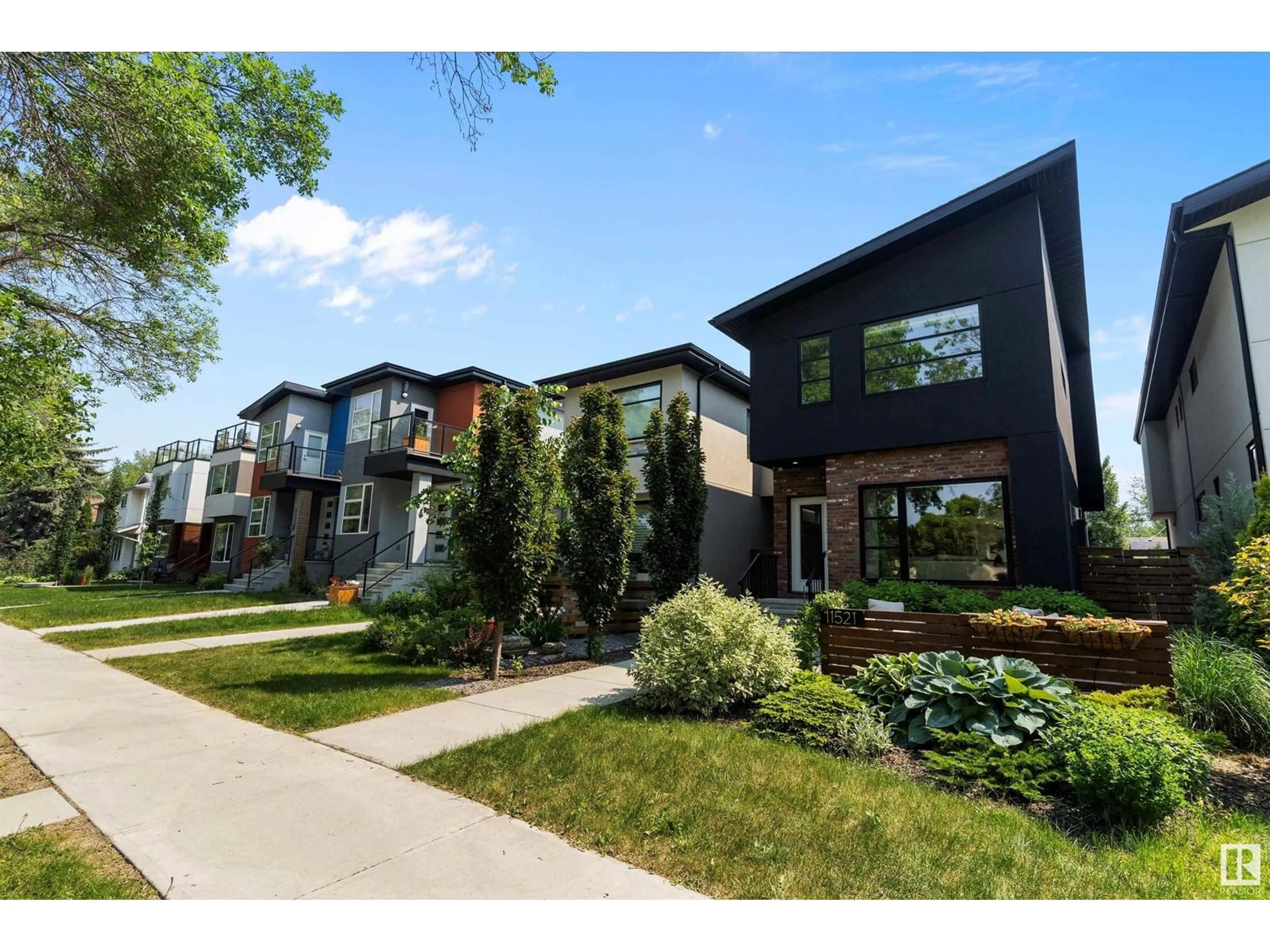 Home with brick exterior material, street for 11521 123 ST, Edmonton Alberta T5M0G5