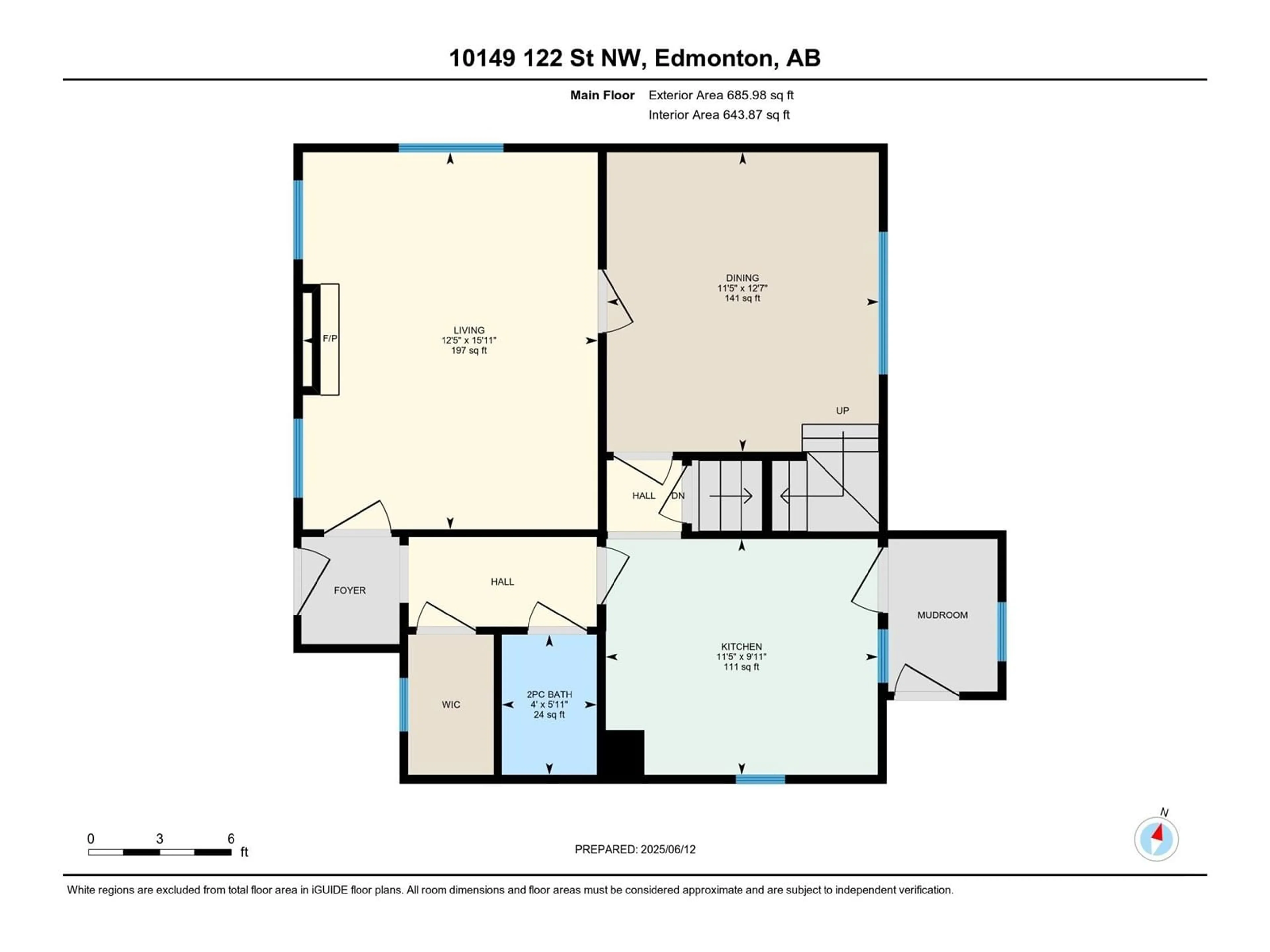 Floor plan for 10149 122 ST, Edmonton Alberta T5N1L7