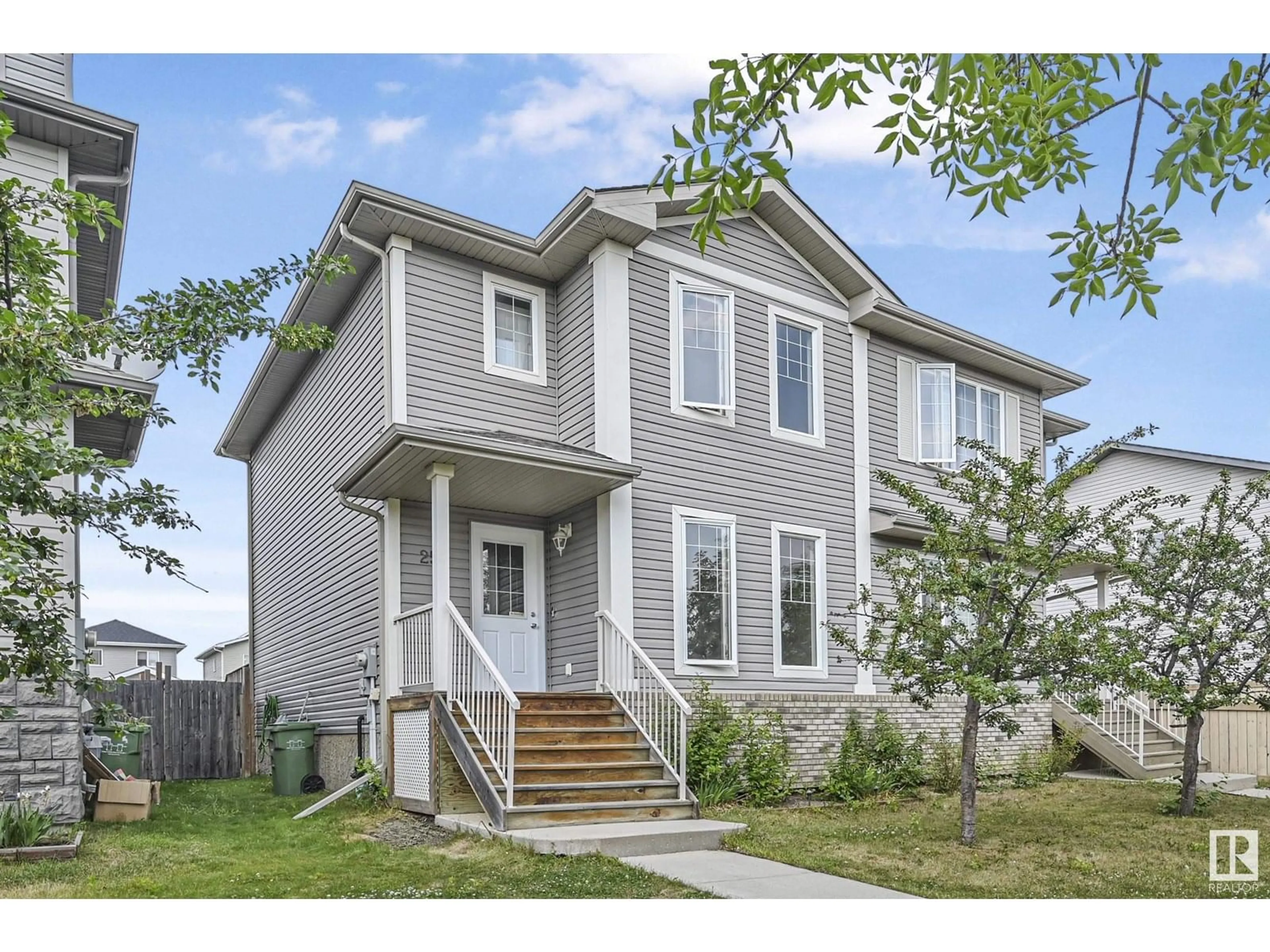 Home with vinyl exterior material, street for 258 AVENA CI, Leduc Alberta T9E0L9