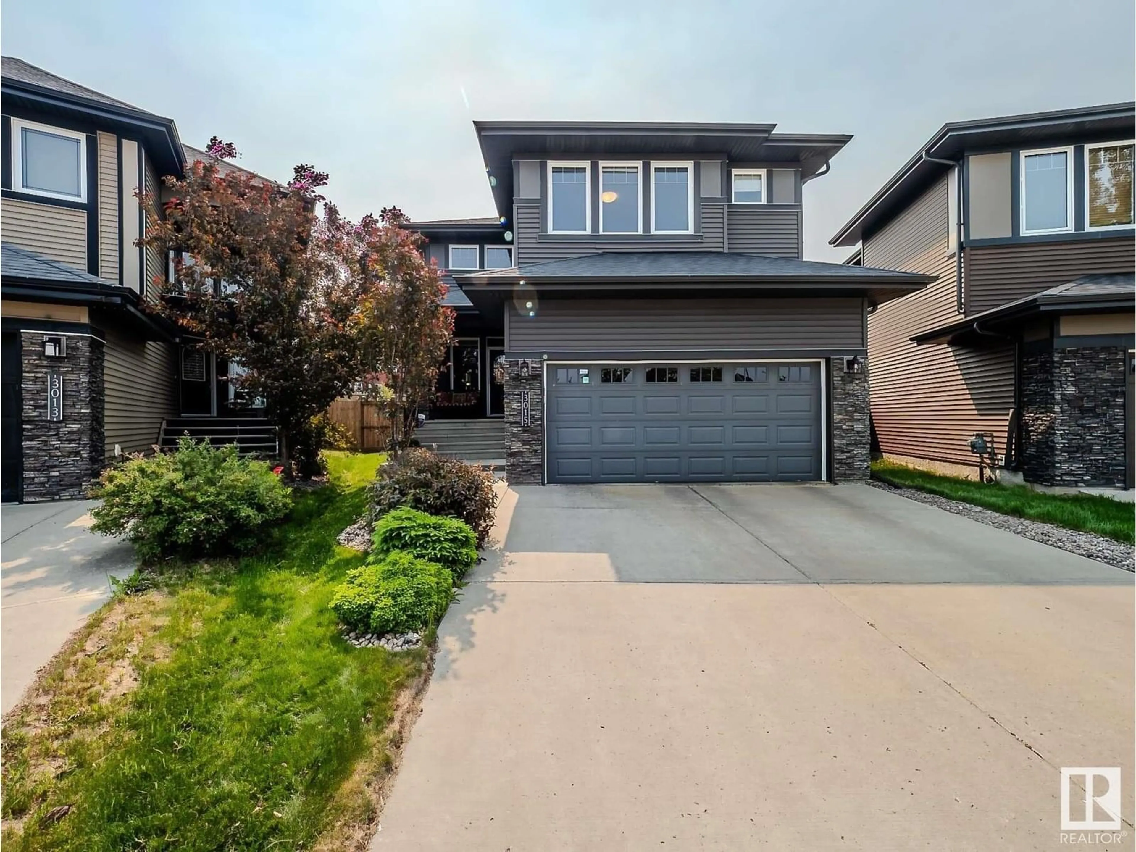 Home with brick exterior material, street for SW - 3015 WINSPEAR CM, Edmonton Alberta T6X1P4