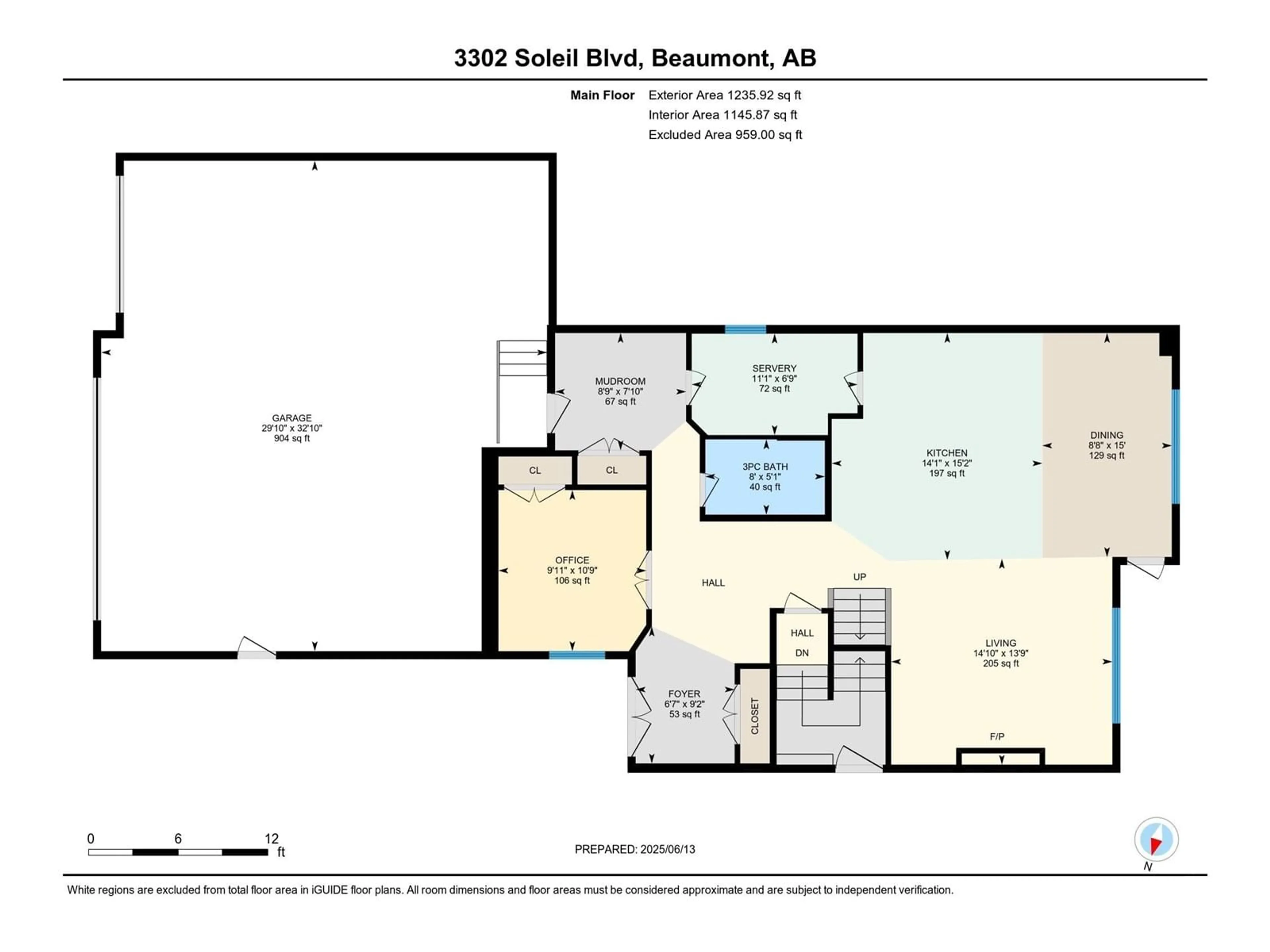 Floor plan for 3302 SOLEIL BV, Beaumont Alberta T4X2X8