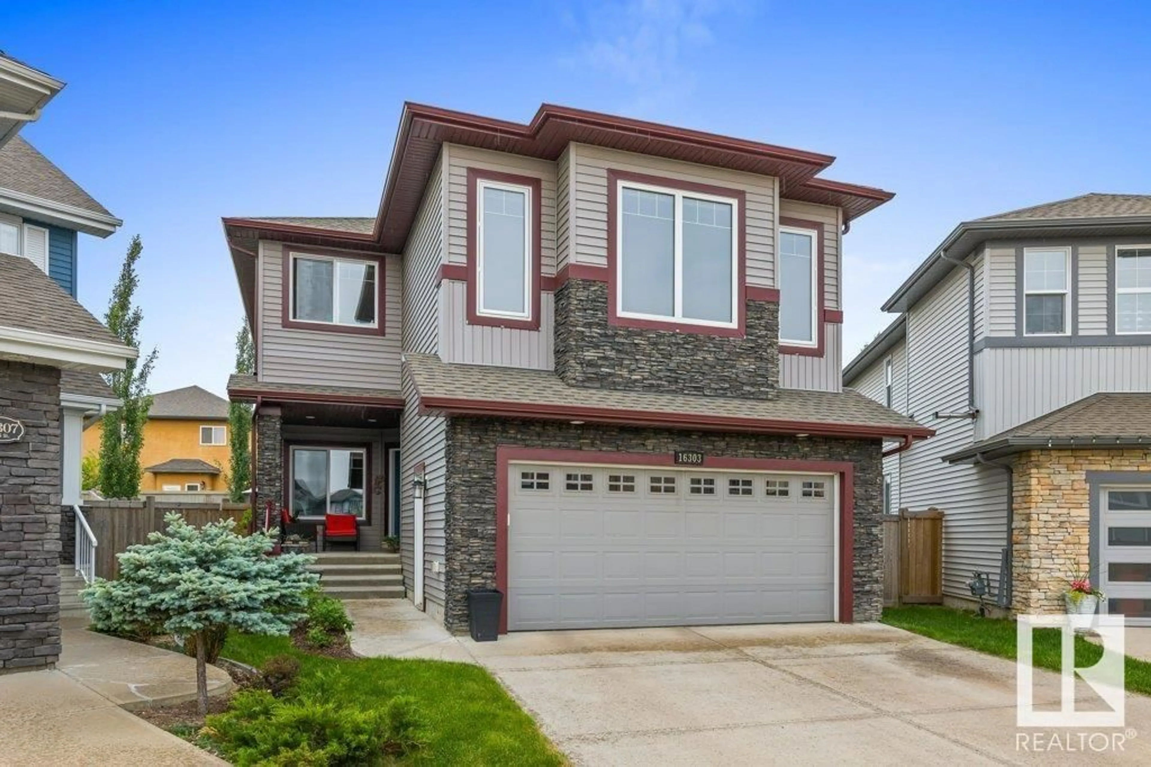 Home with brick exterior material, street for NW - 16303 135 ST, Edmonton Alberta T6V0J9