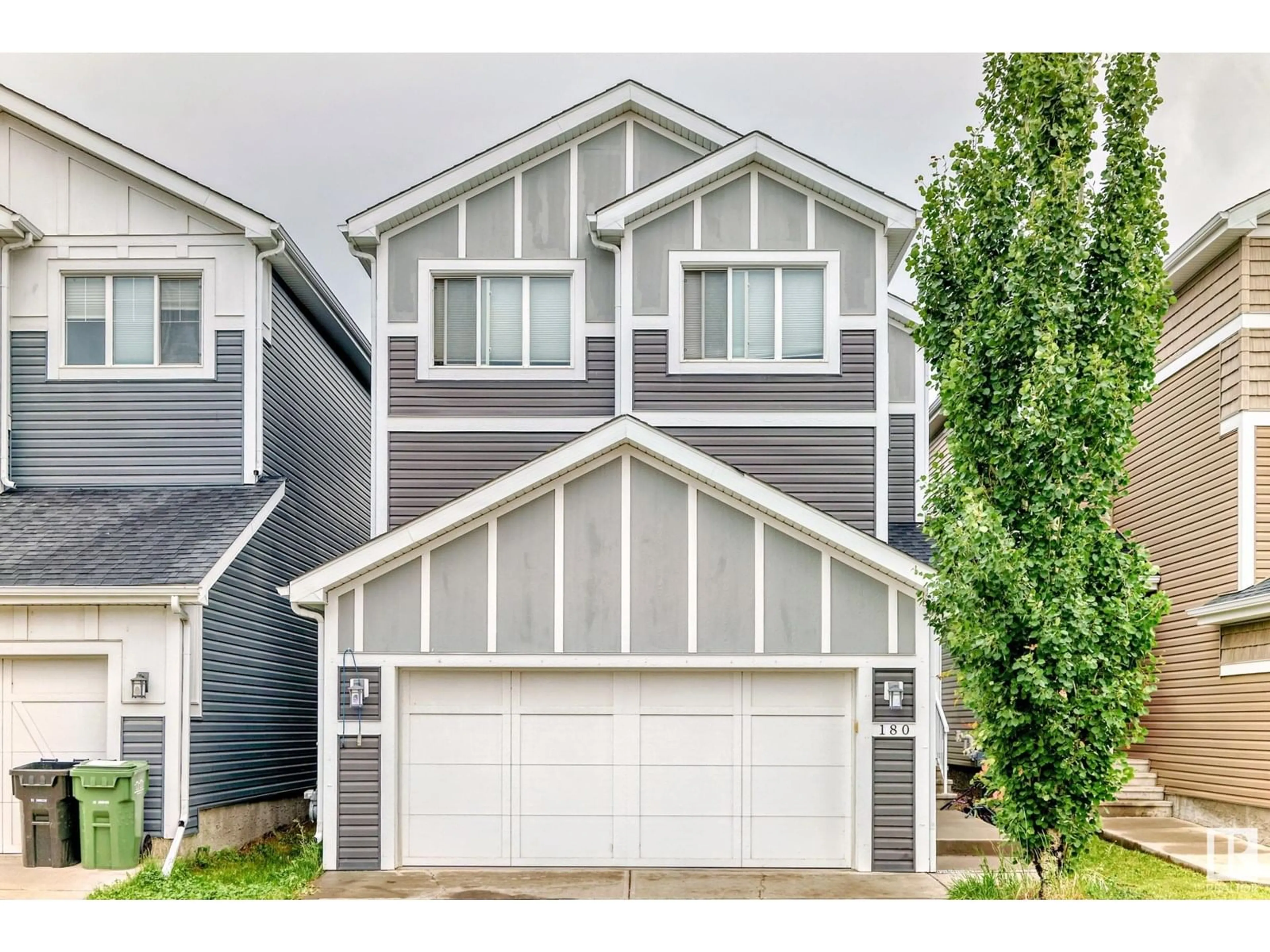 Home with vinyl exterior material, street for 180 STURTZ BN, Leduc Alberta T9E1E1
