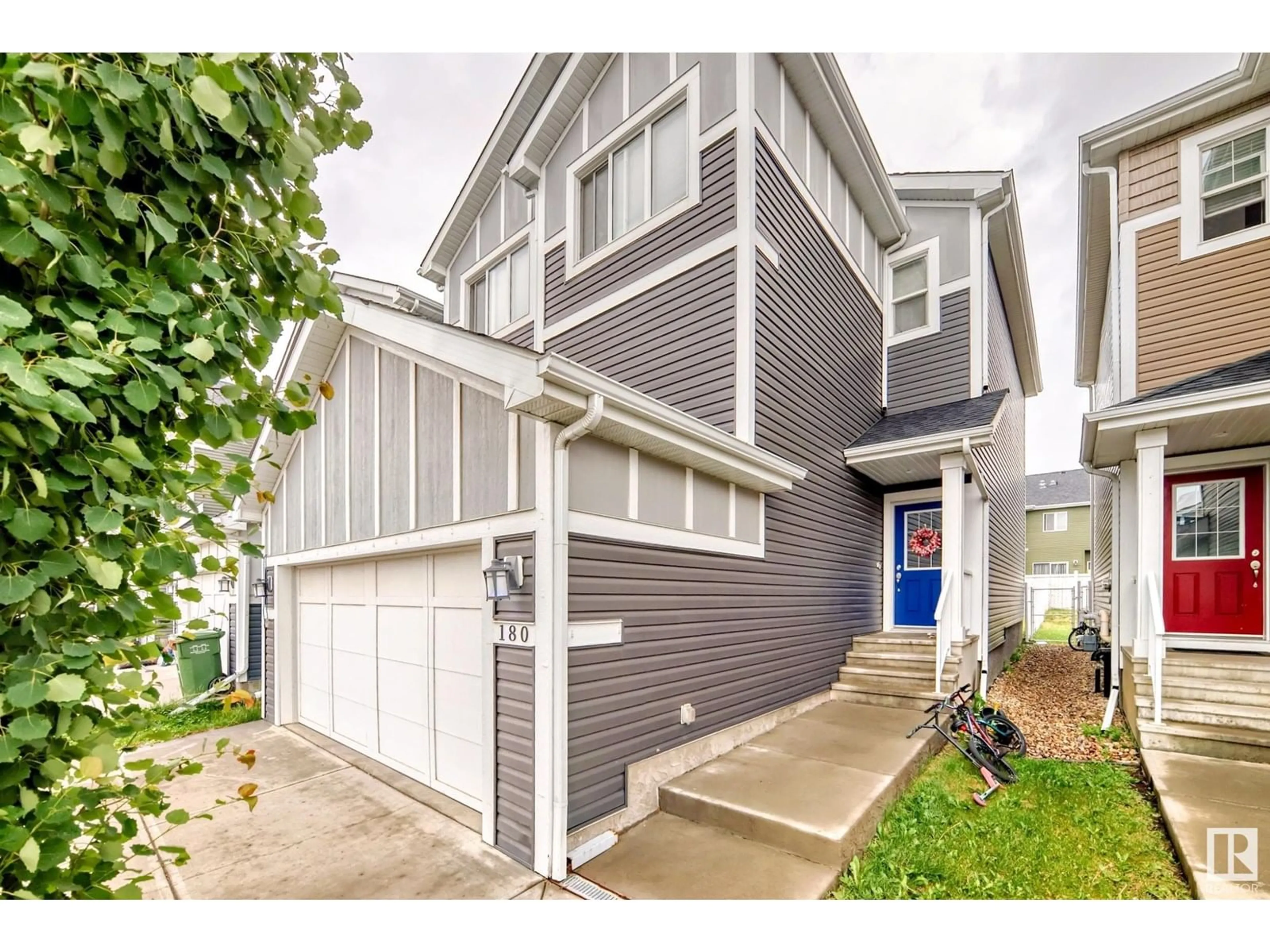 Home with vinyl exterior material, street for 180 STURTZ BN, Leduc Alberta T9E1E1