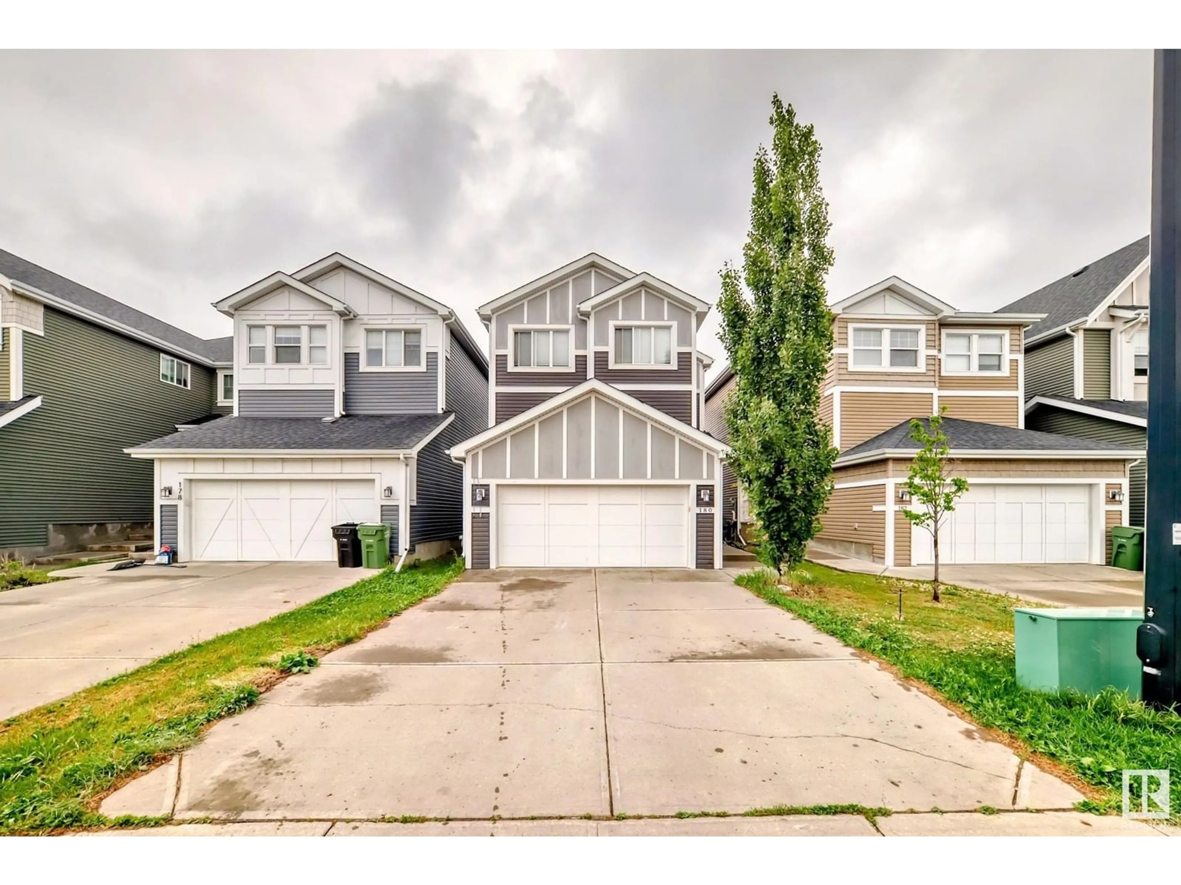 Home with vinyl exterior material, street for 180 STURTZ BN, Leduc Alberta T9E1E1