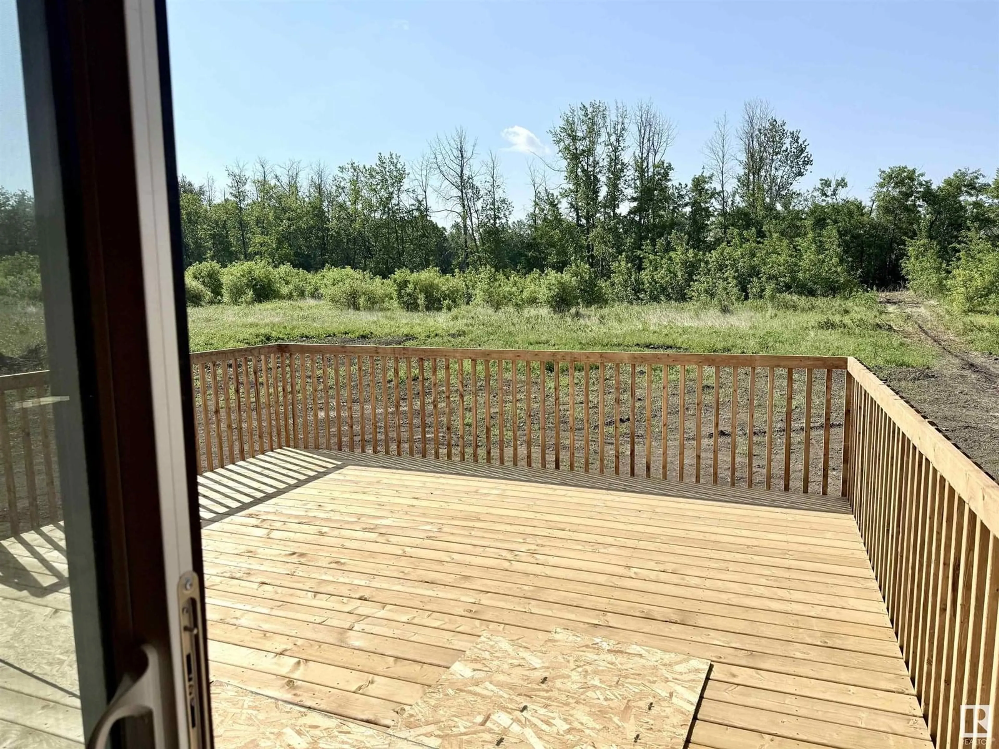 Patio, forest/trees view for 113 62429 RR 420A, Rural Bonnyville M.D. Alberta T9M1P2