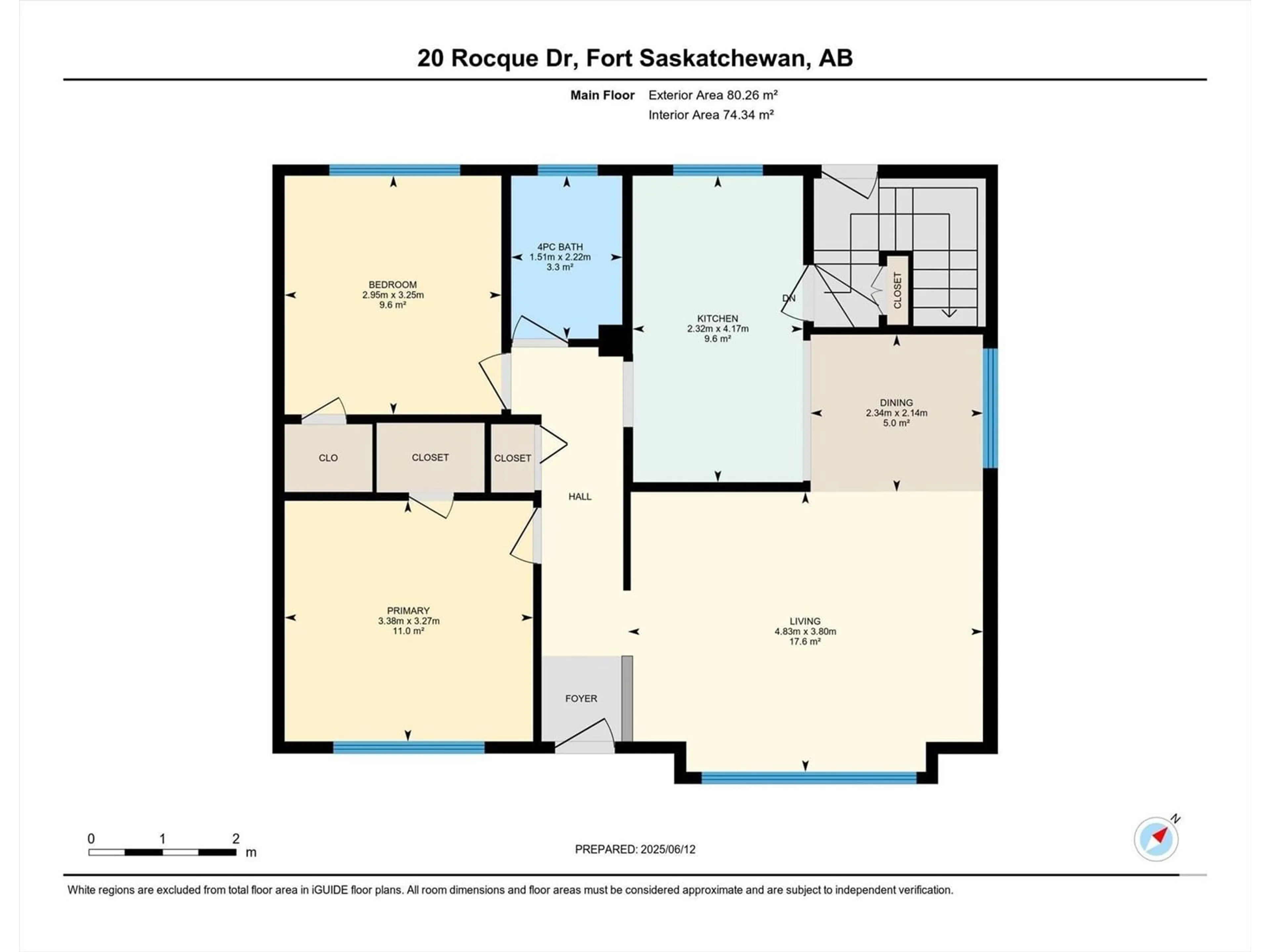 Floor plan for 20 ROCQUE DR, Fort Saskatchewan Alberta T8L2N3
