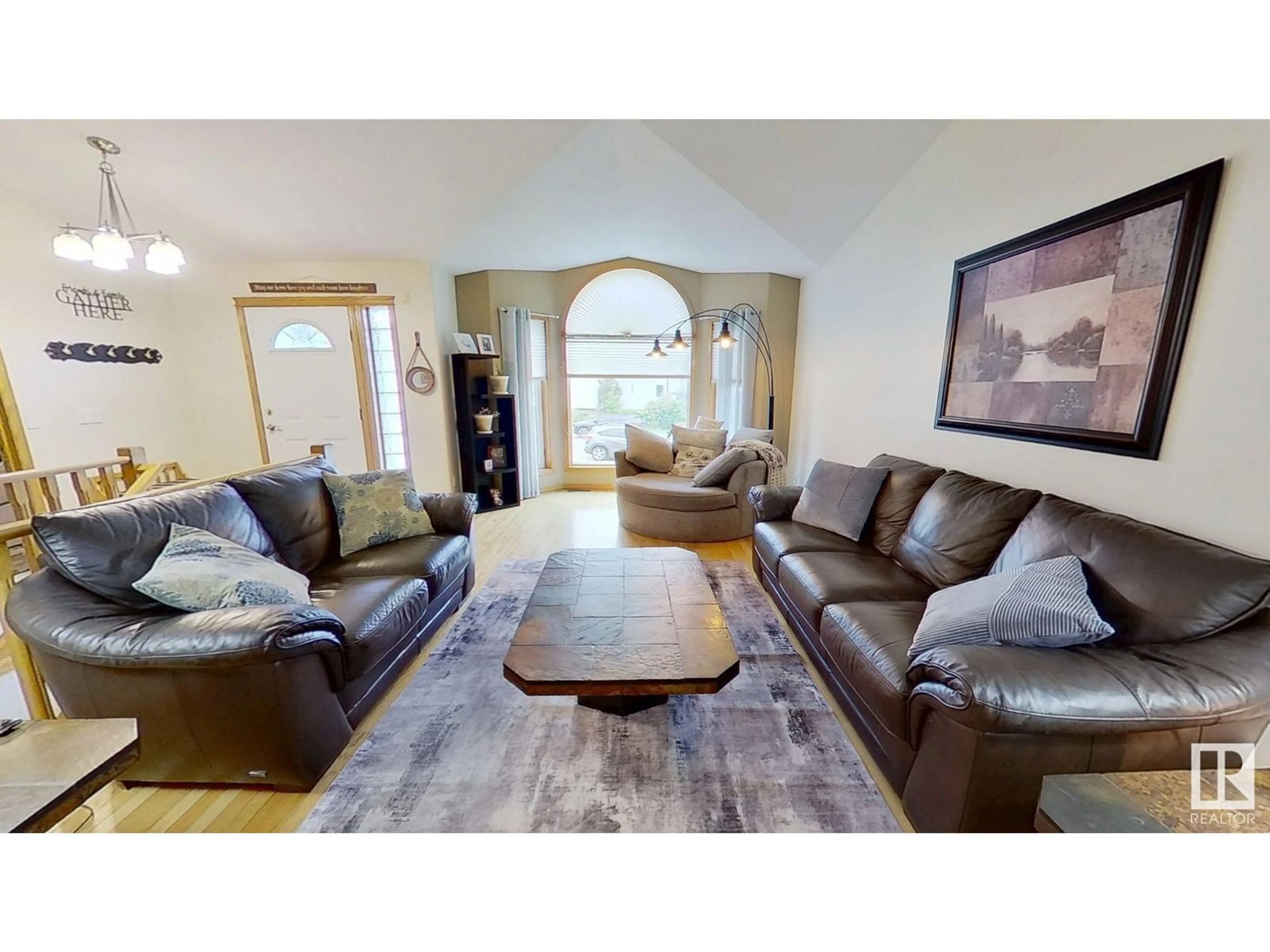 Living room with furniture, unknown for 8516 158A AV, Edmonton Alberta T5Z3B6