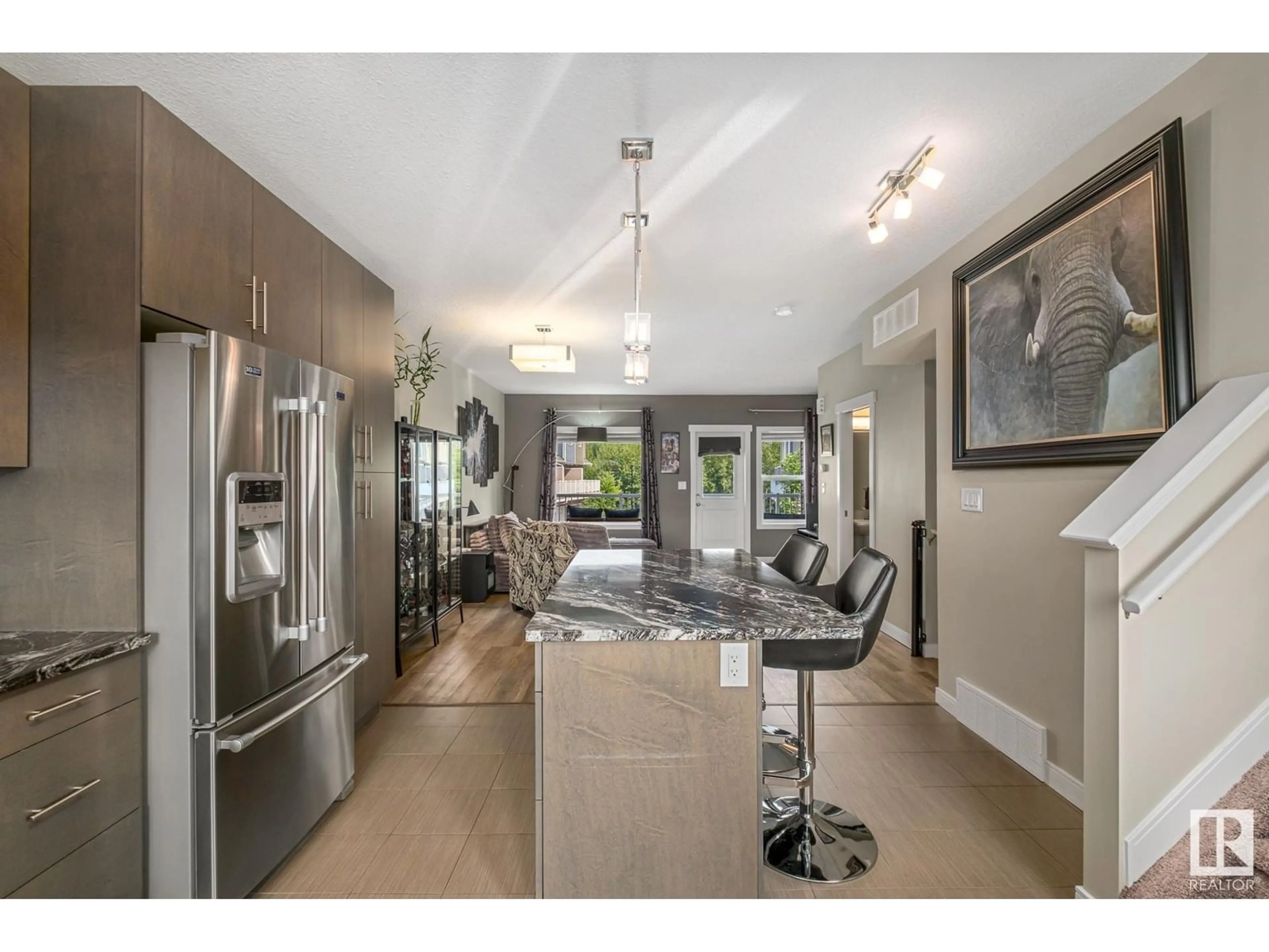 Open concept kitchen, ceramic/tile floor for 13 150 EVERITT DR, St. Albert Alberta T8N7R8
