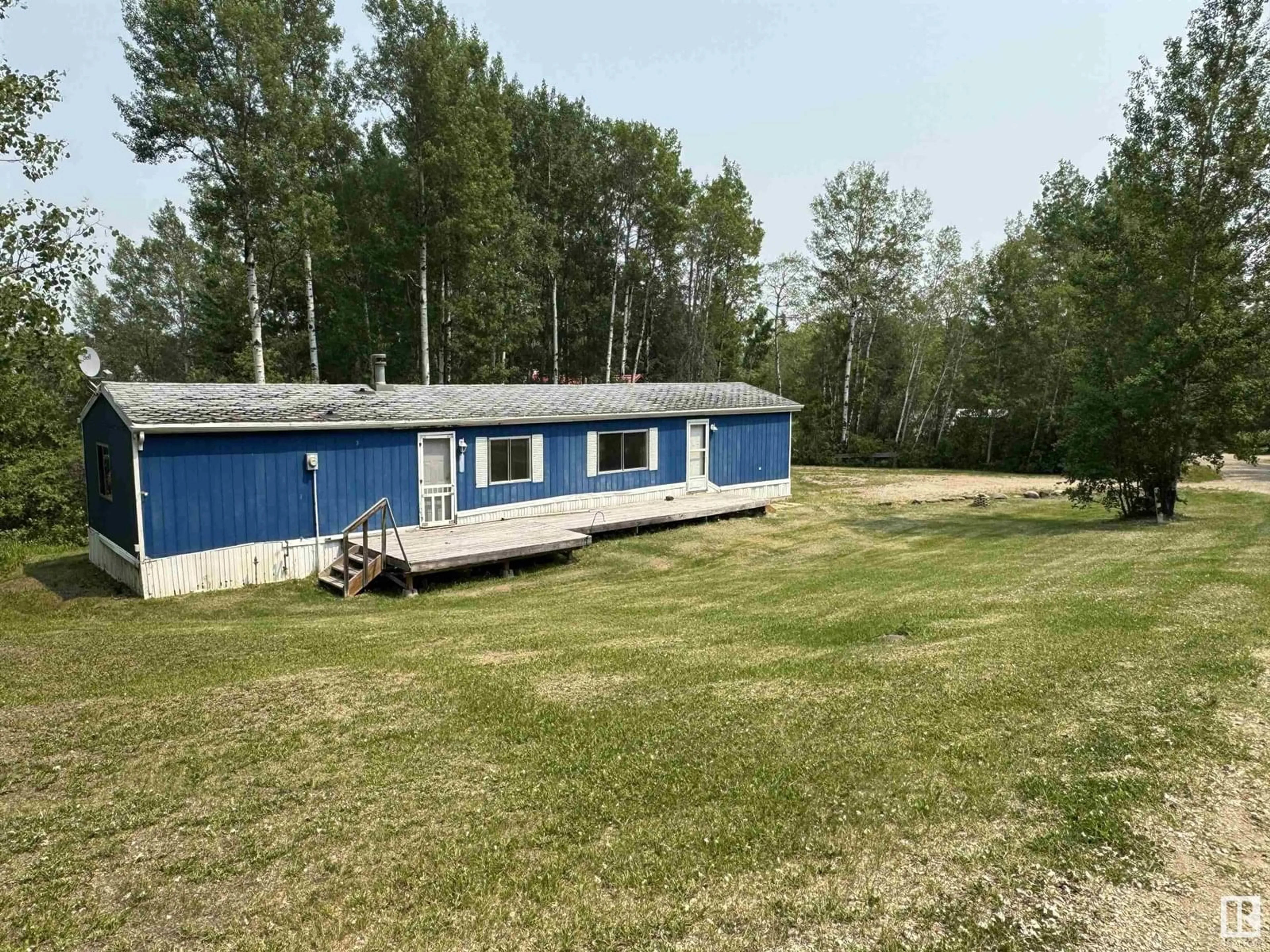 A pic from outside/outdoor area/front of a property/back of a property/a pic from drone, building for 49A - 5429 TWP 494, Rural Brazeau County Alberta T0C1W0