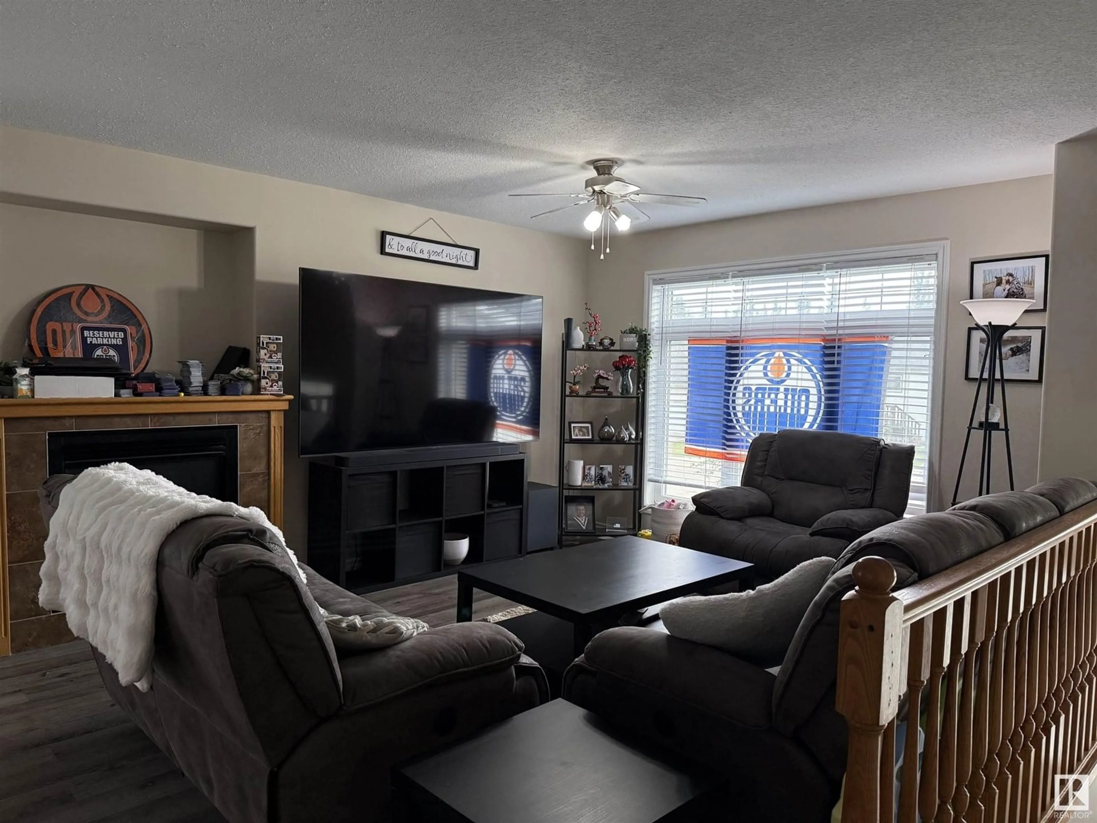 Living room with furniture, unknown for 4018 47 AV, Drayton Valley Alberta T7A0A8