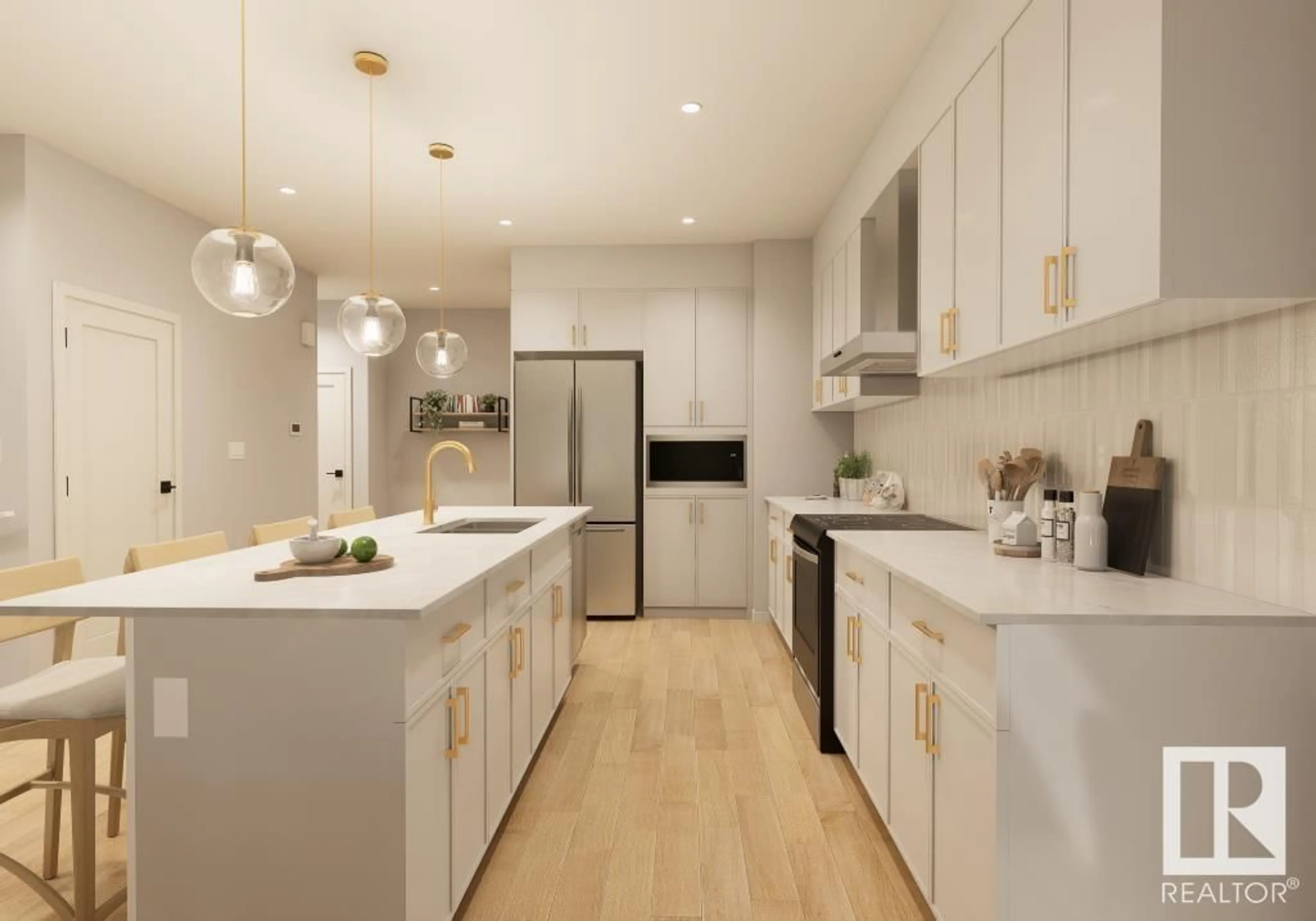 Open concept kitchen, unknown for 101 BAKER ST, Ardrossan Alberta T8E0B8