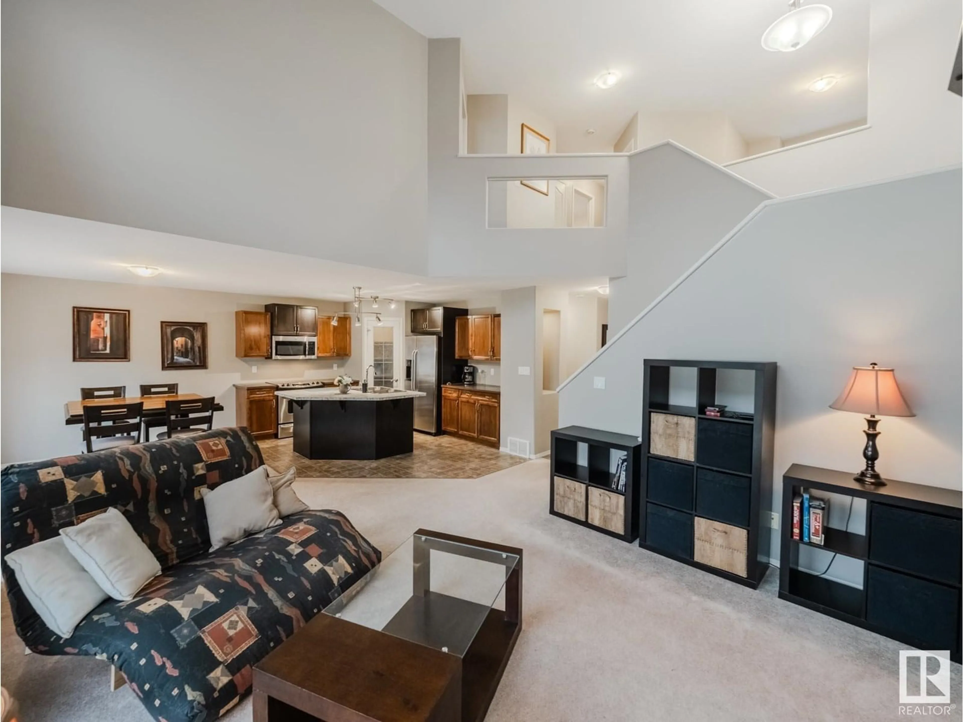 Living room with furniture, unknown for NW - 16789 118 ST, Edmonton Alberta T5X0B1