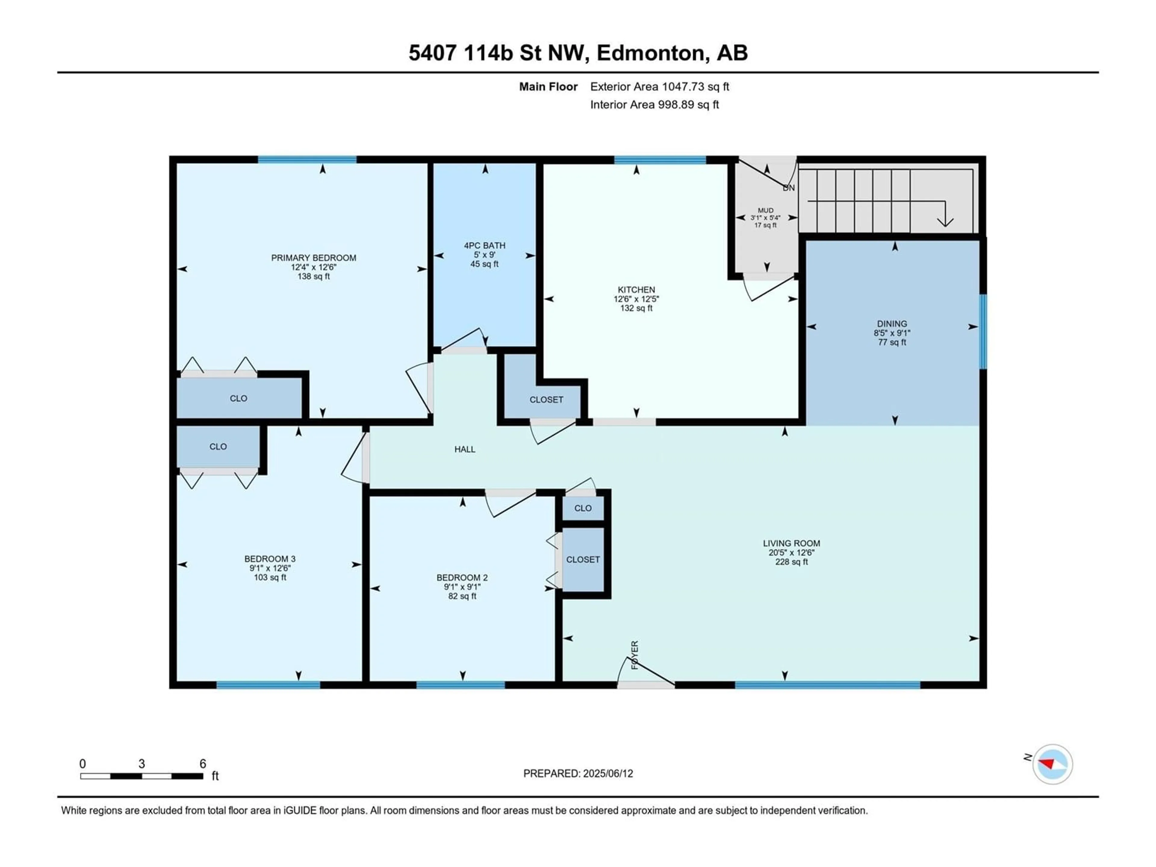 Floor plan for NW - 5407 114B ST, Edmonton Alberta T6H3N6