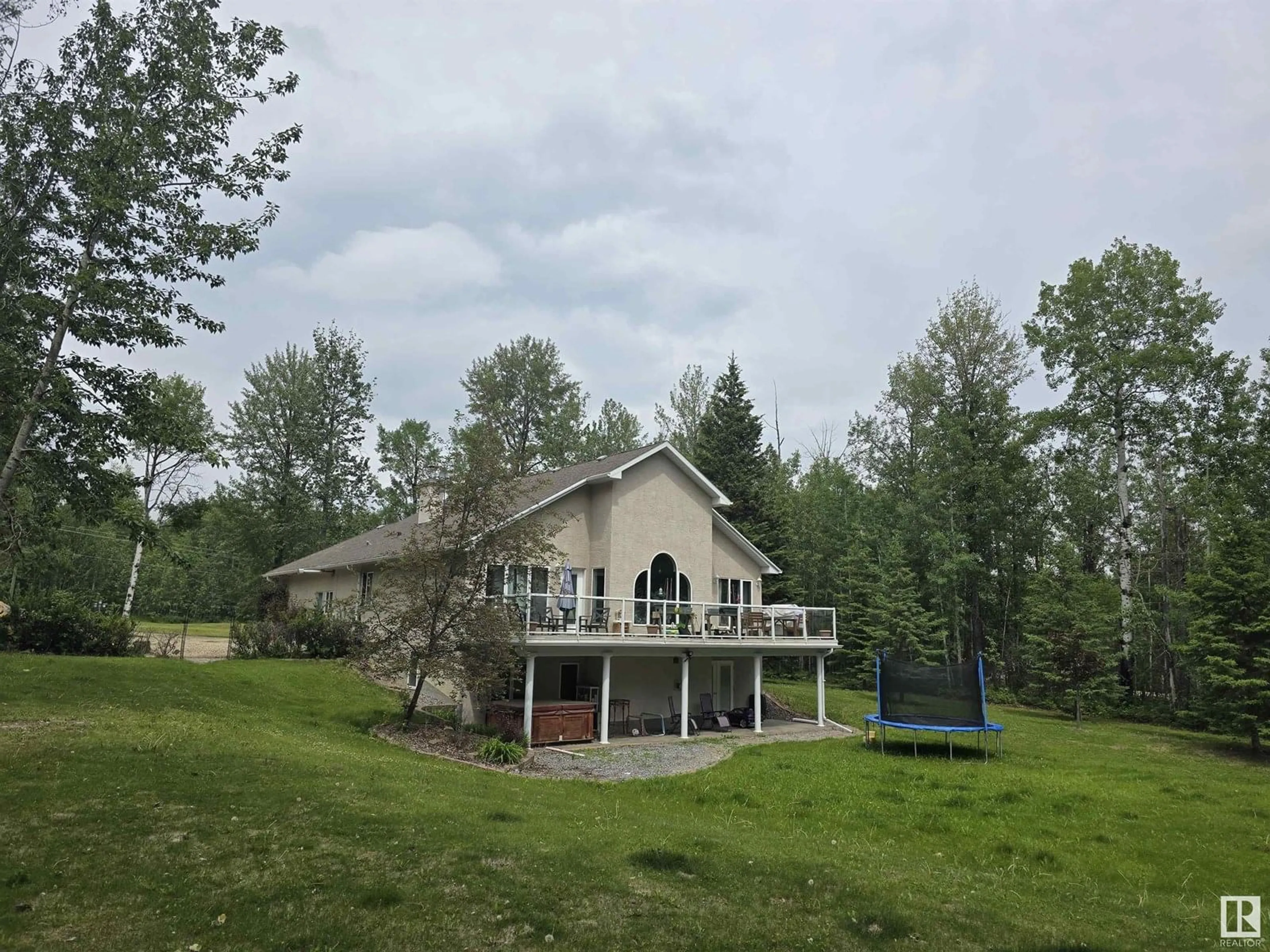 A pic from outside/outdoor area/front of a property/back of a property/a pic from drone, unknown for #302 - 49006 RGE ROAD 73, Rural Brazeau County Alberta T7A2A2
