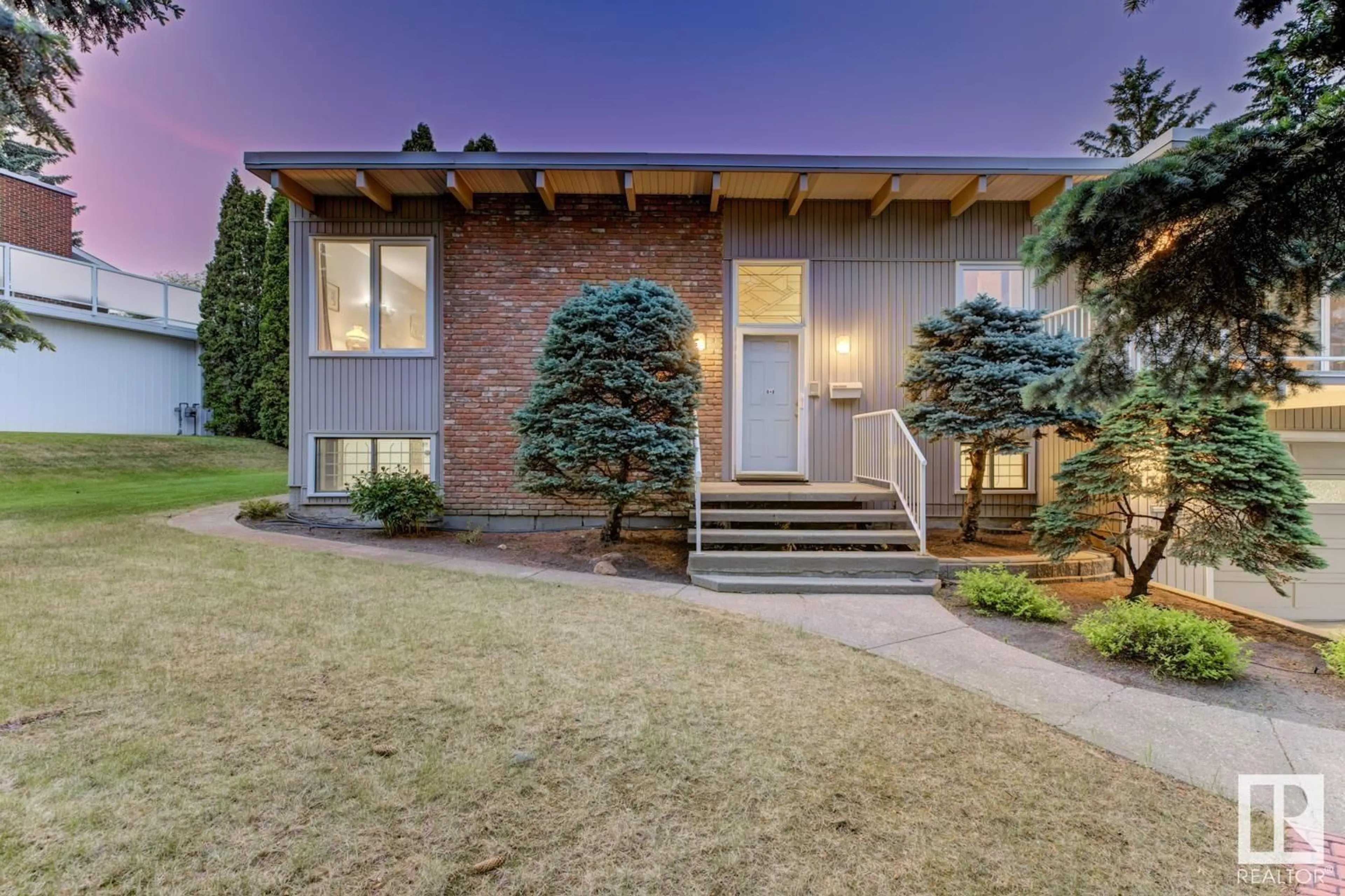 Home with brick exterior material, street for 13512 BUENA VISTA RD, Edmonton Alberta T5R5R2