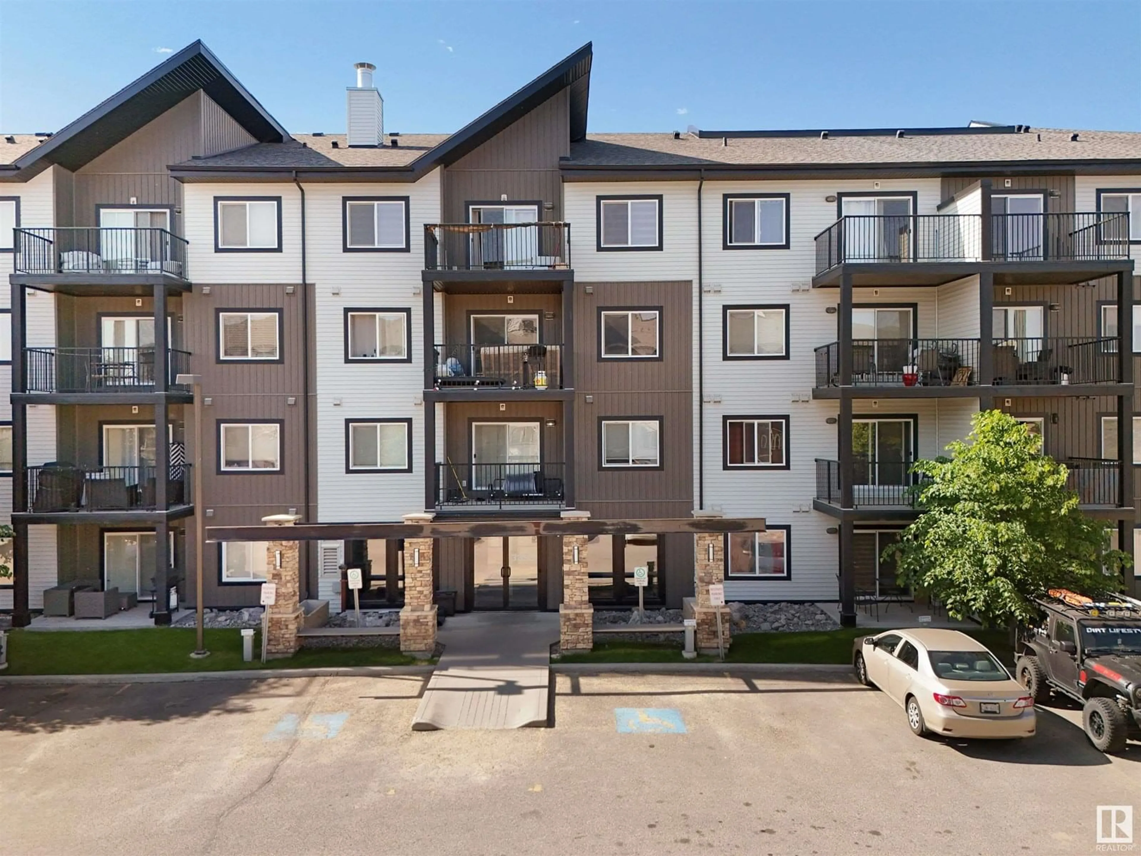 A pic from outside/outdoor area/front of a property/back of a property/a pic from drone, unknown for #102 - 3353 16A AV, Edmonton Alberta T6T0V4