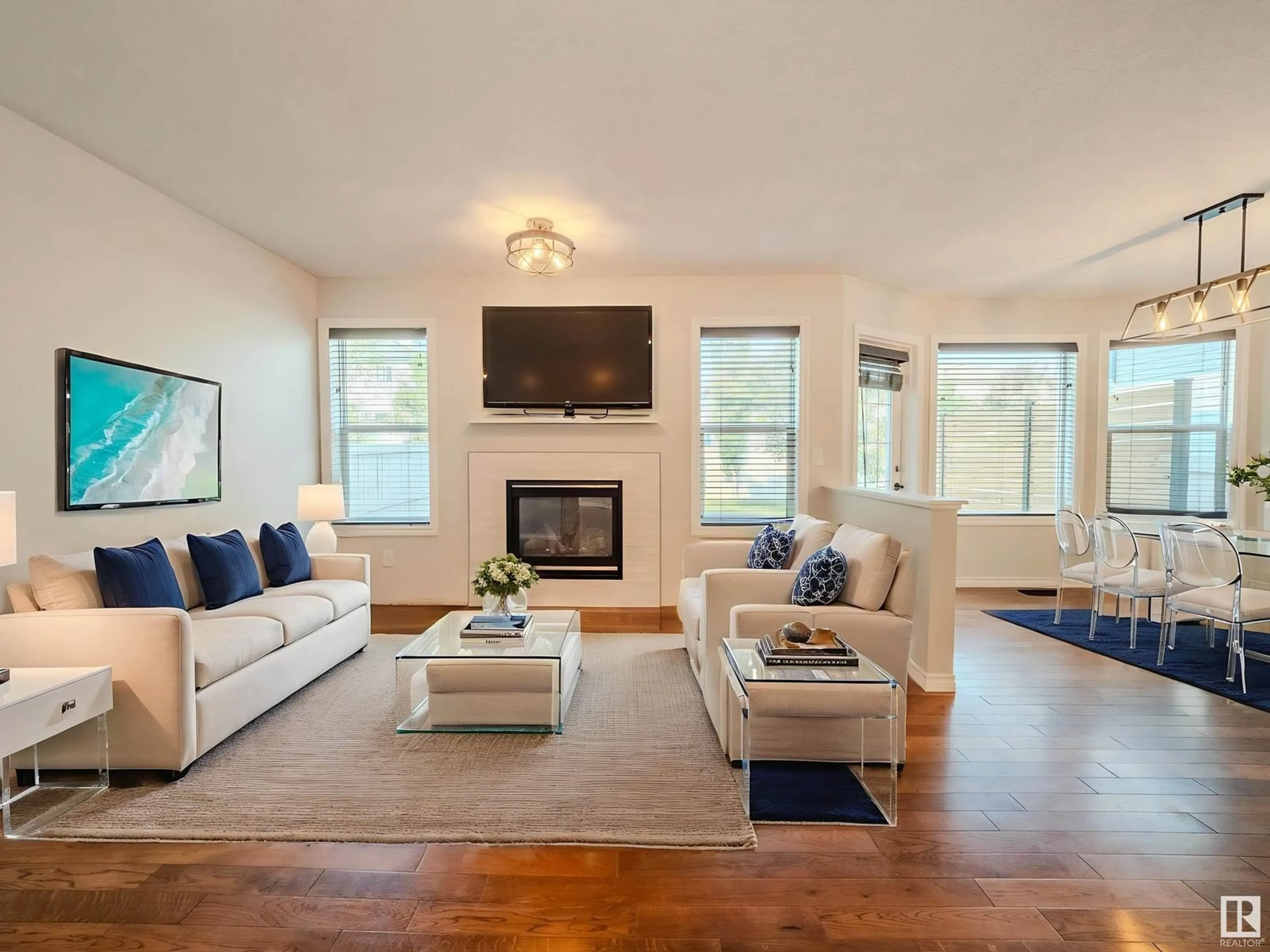 Living room with furniture, unknown for 124 CROCUS CR, Sherwood Park Alberta T8H2J8