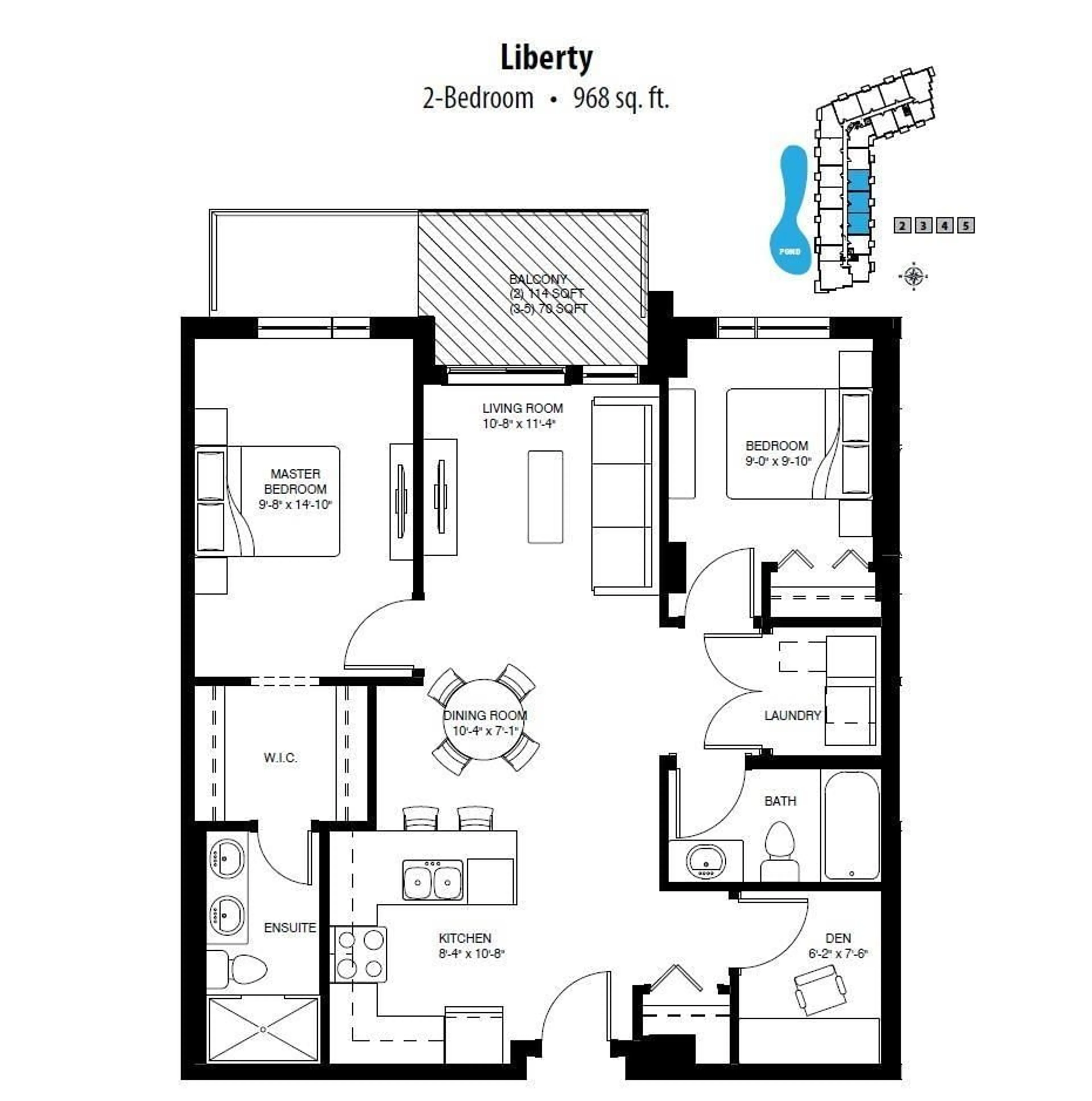 Floor plan for #317 - 1316 WINDEREMERE WY, Edmonton Alberta T6W2J3