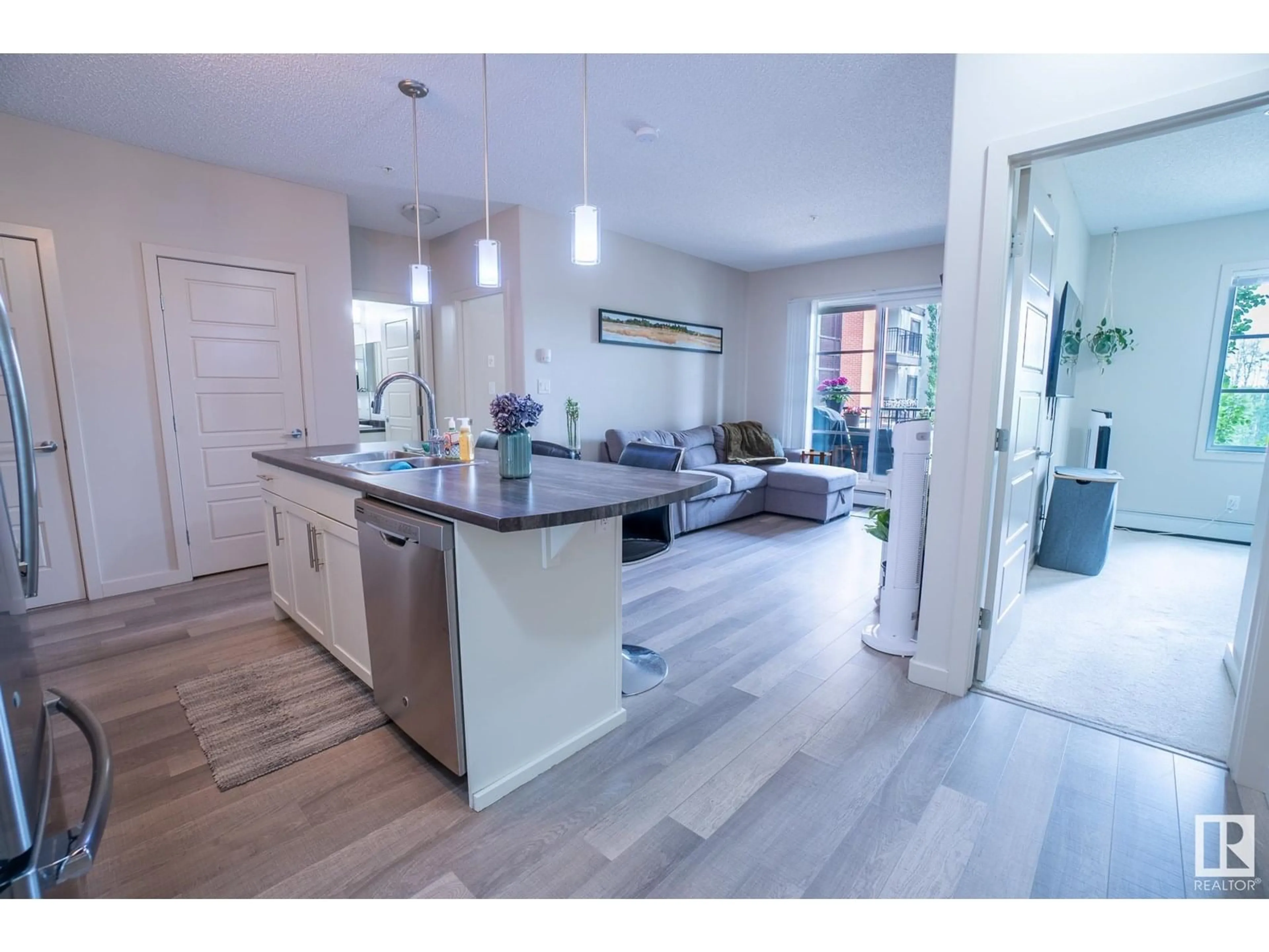 Open concept kitchen, unknown for #208 - 1144 ADAMSON DR, Edmonton Alberta T6W2X7