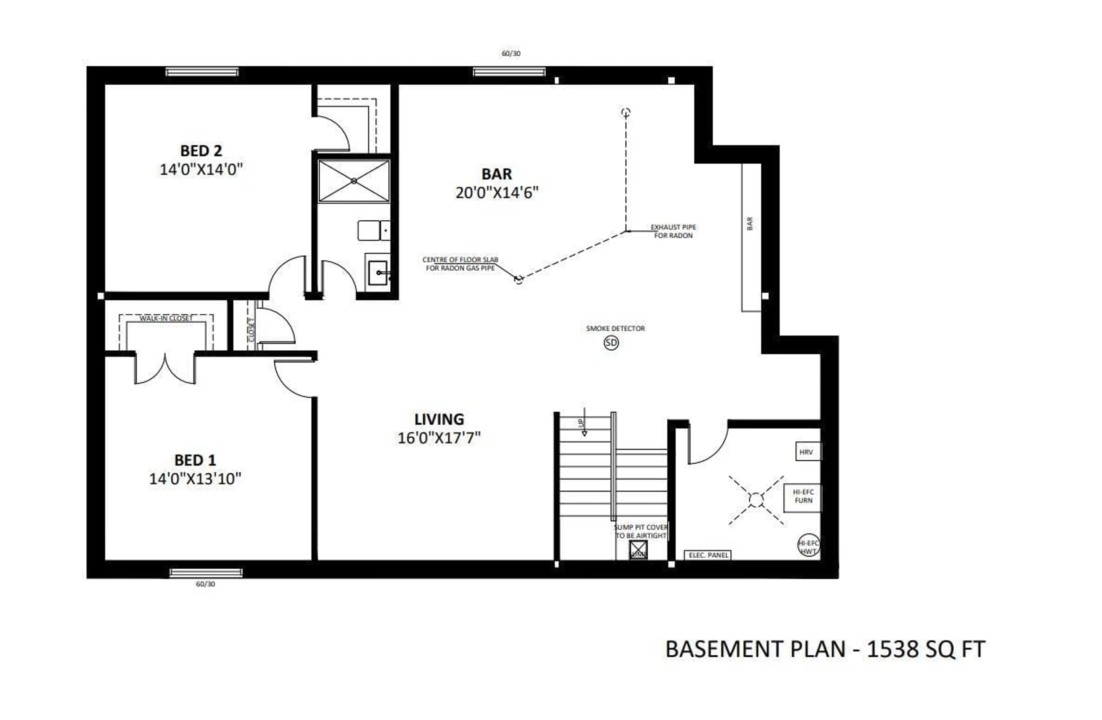 Floor plan for 5 BIRKSHIRE CRESCENT, Sherwood Park Alberta T8B0C6
