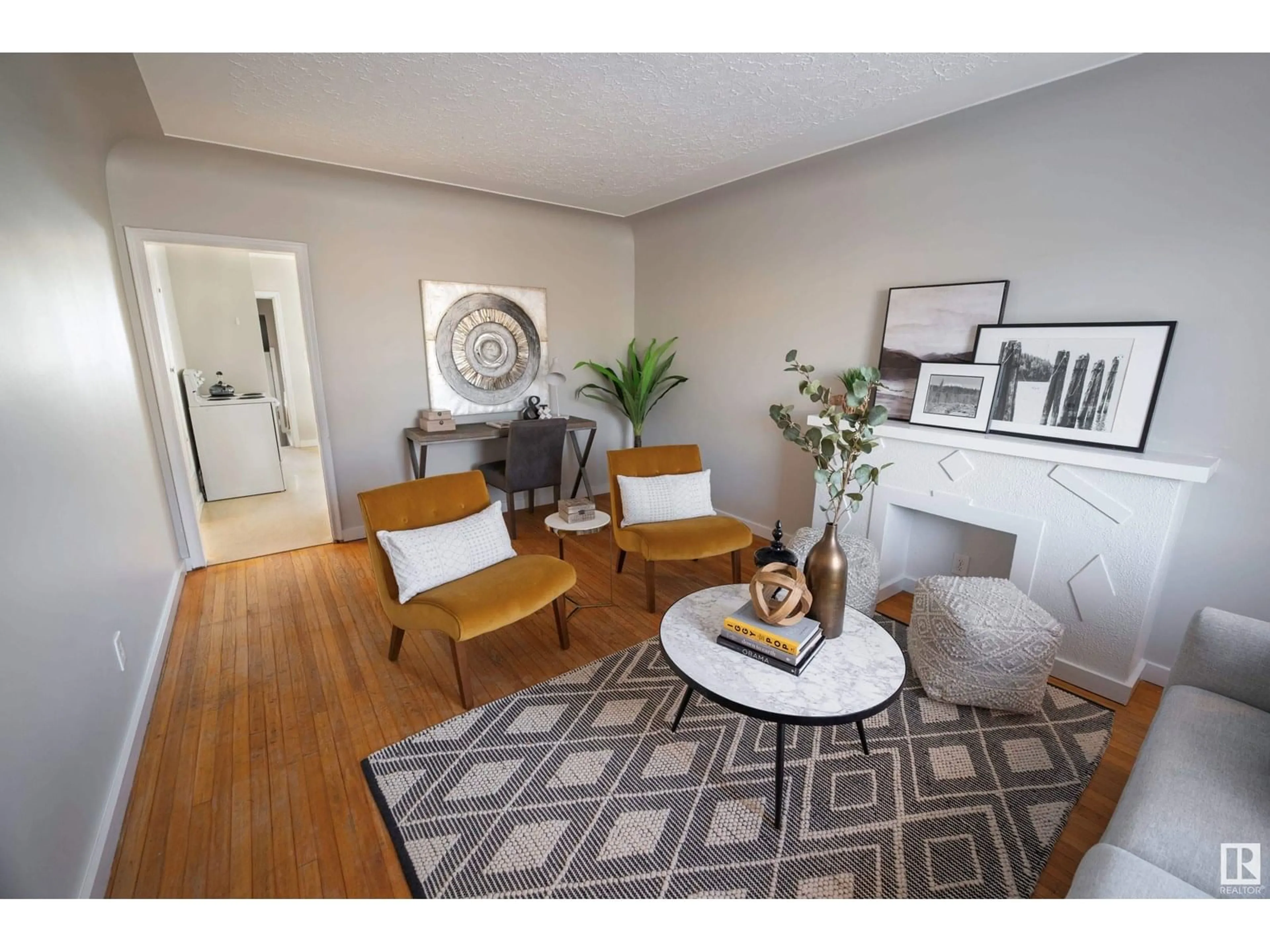 Living room with furniture, unknown for 6812 106 ST, Edmonton Alberta T6H2W2