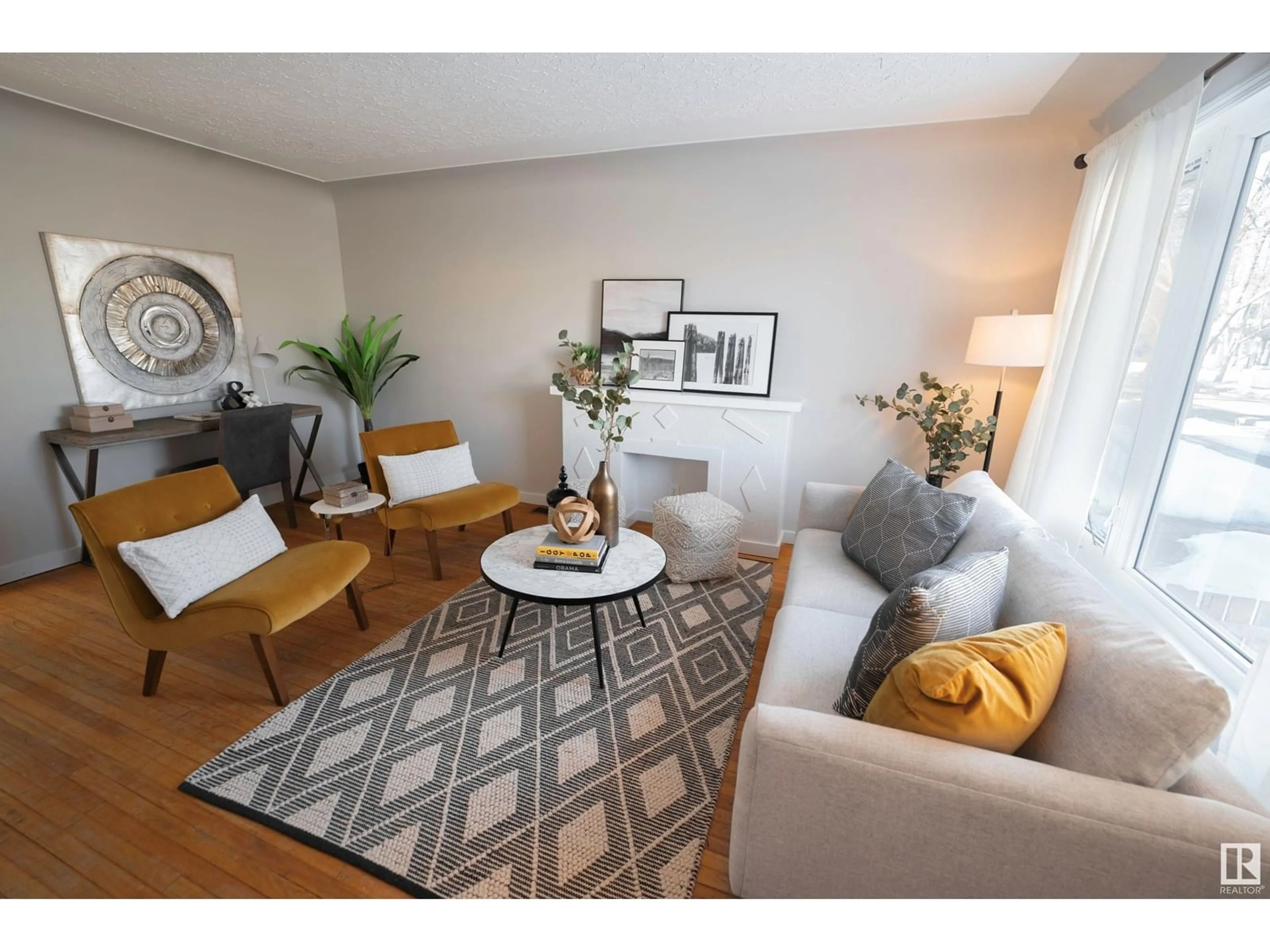 Living room with furniture, unknown for 6812 106 ST, Edmonton Alberta T6H2W2