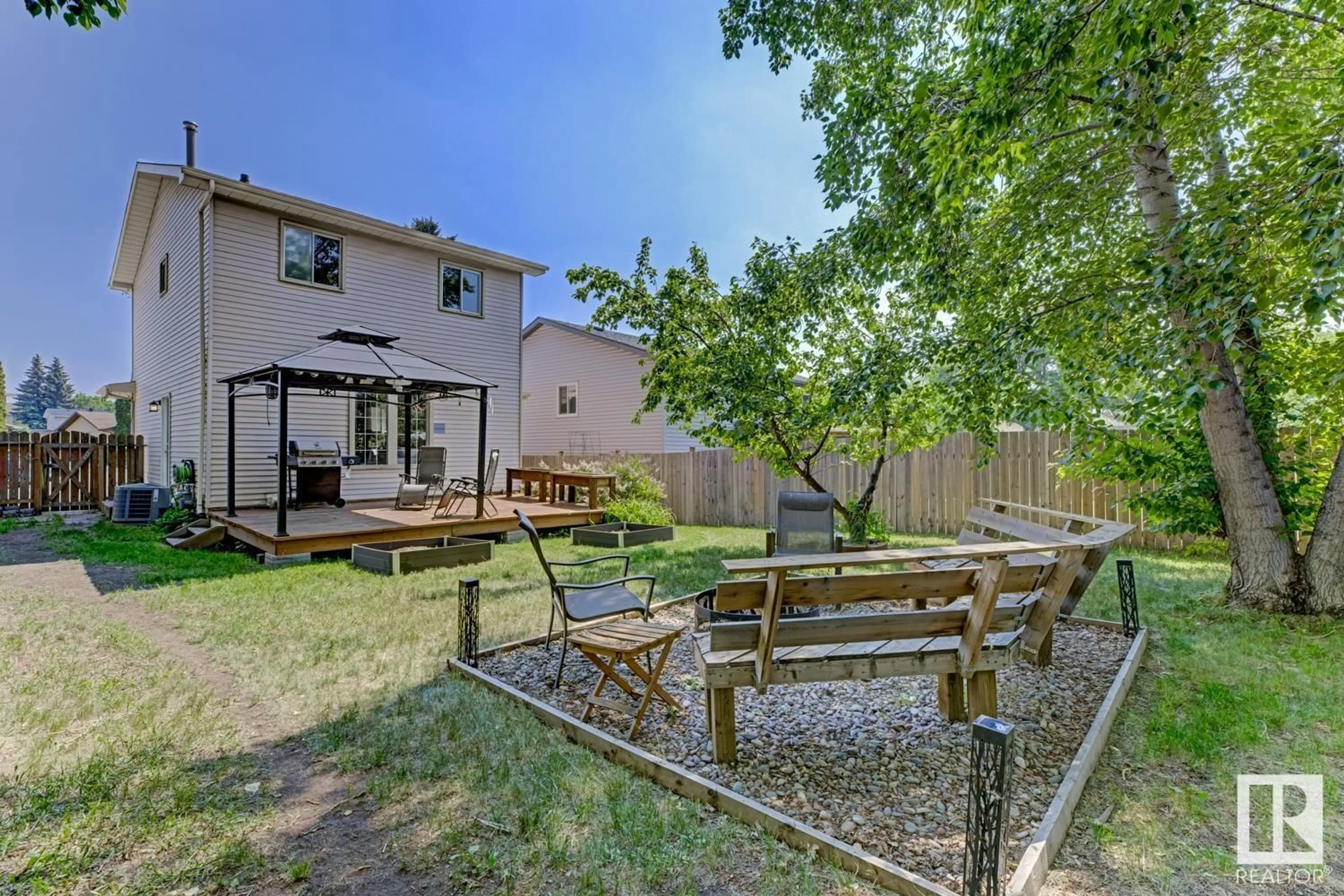 Patio, street for NW - 3532 49A ST, Edmonton Alberta T6L3V9