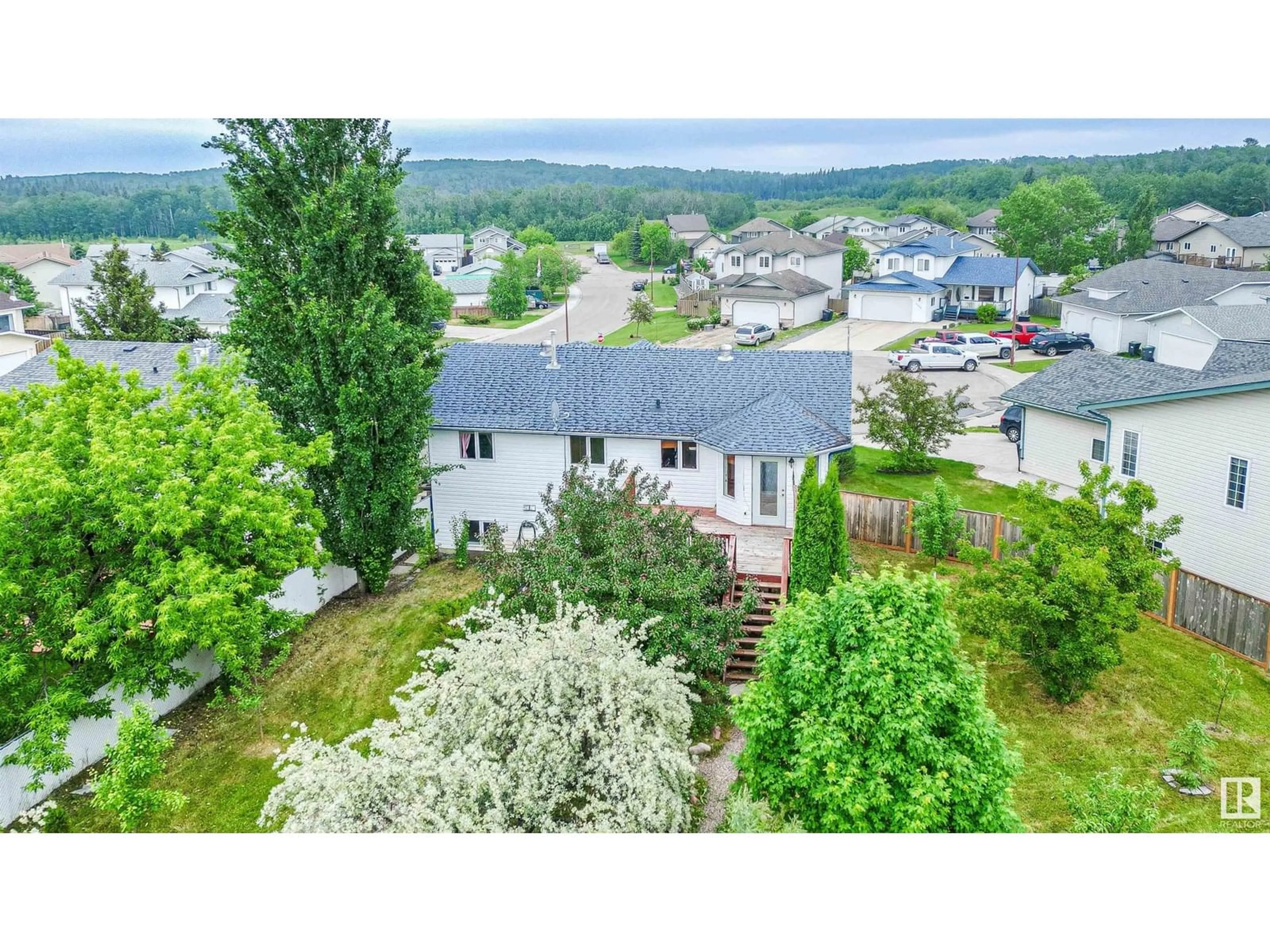 A pic from outside/outdoor area/front of a property/back of a property/a pic from drone, mountain view for 2013 LEFEBVRE PL, Cold Lake Alberta T9M1K3