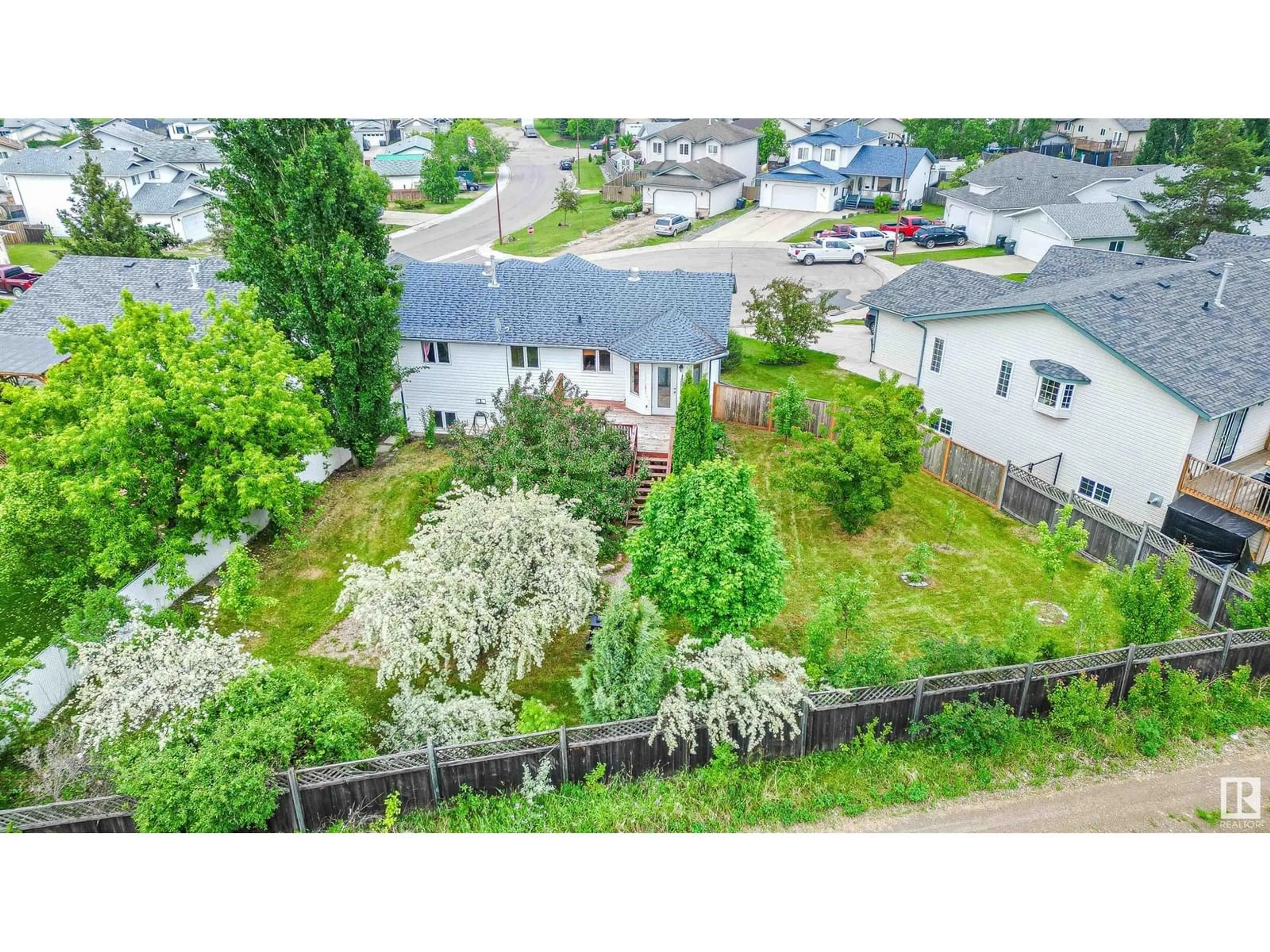 A pic from outside/outdoor area/front of a property/back of a property/a pic from drone, street for 2013 LEFEBVRE PL, Cold Lake Alberta T9M1K3