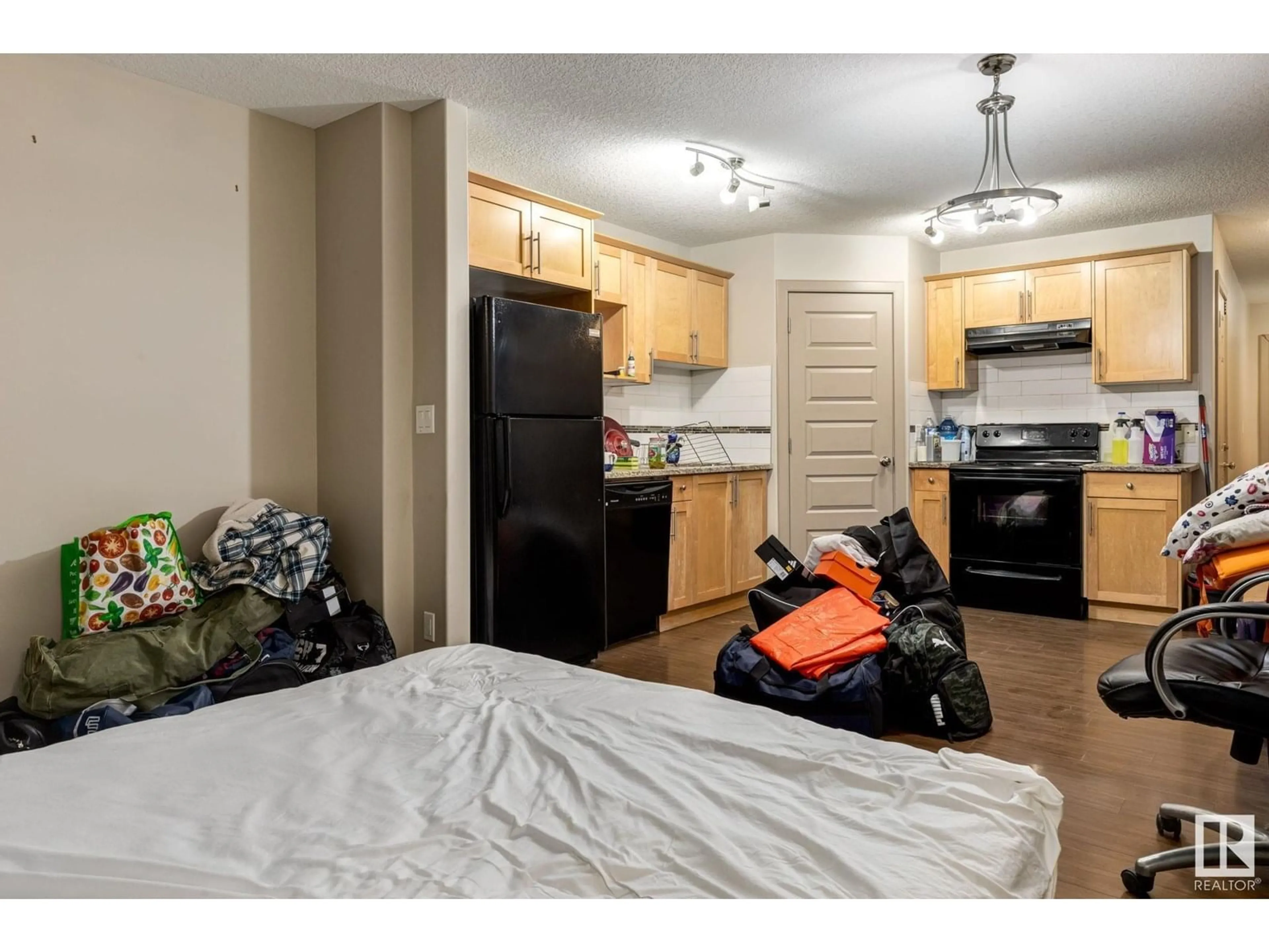 Standard kitchen, wood/laminate floor for #3 - 1820 34 AV, Edmonton Alberta T6T0N9