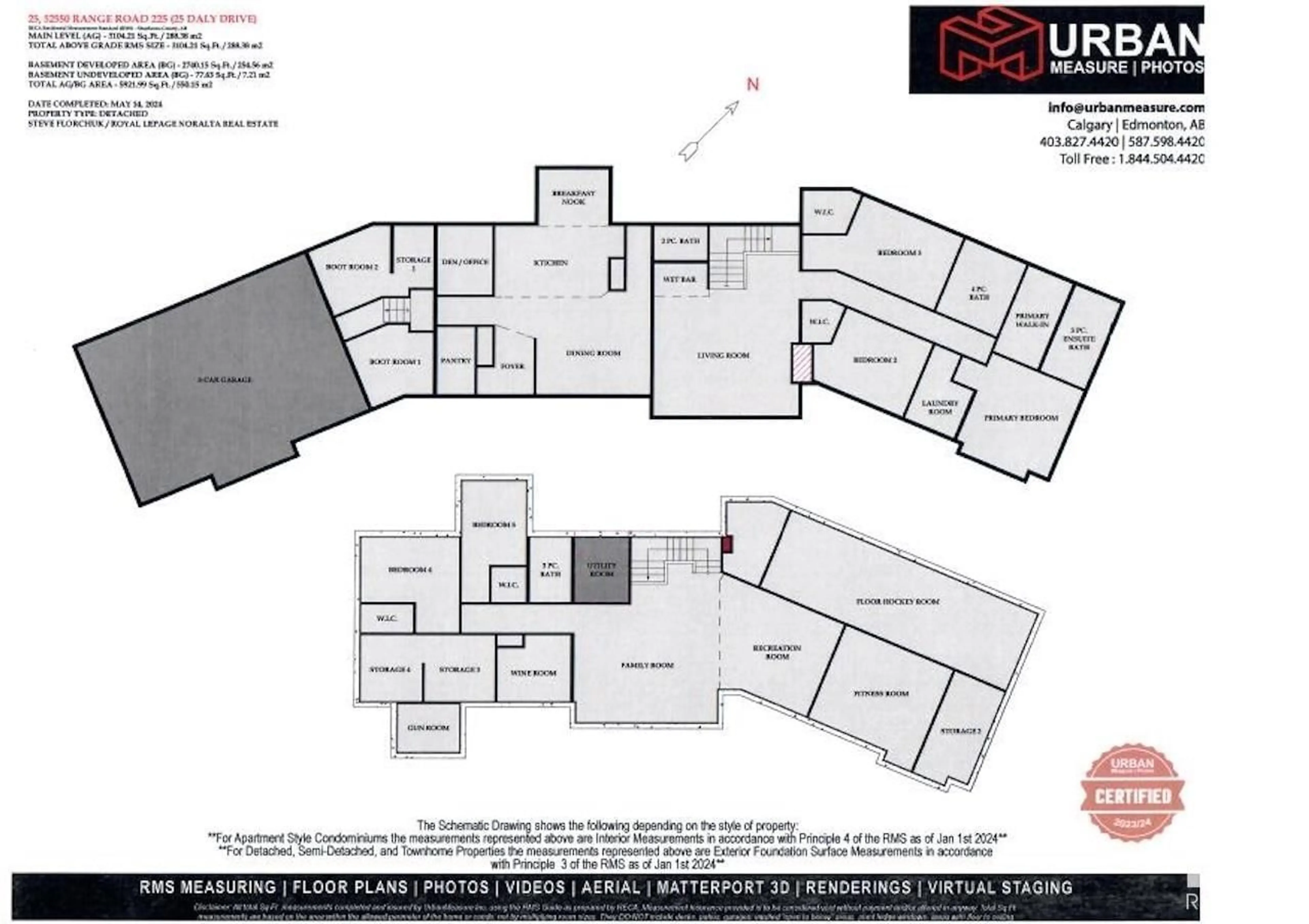 Floor plan for 25 - 52550 RGE RD 225, Rural Strathcona County Alberta T8A4S4
