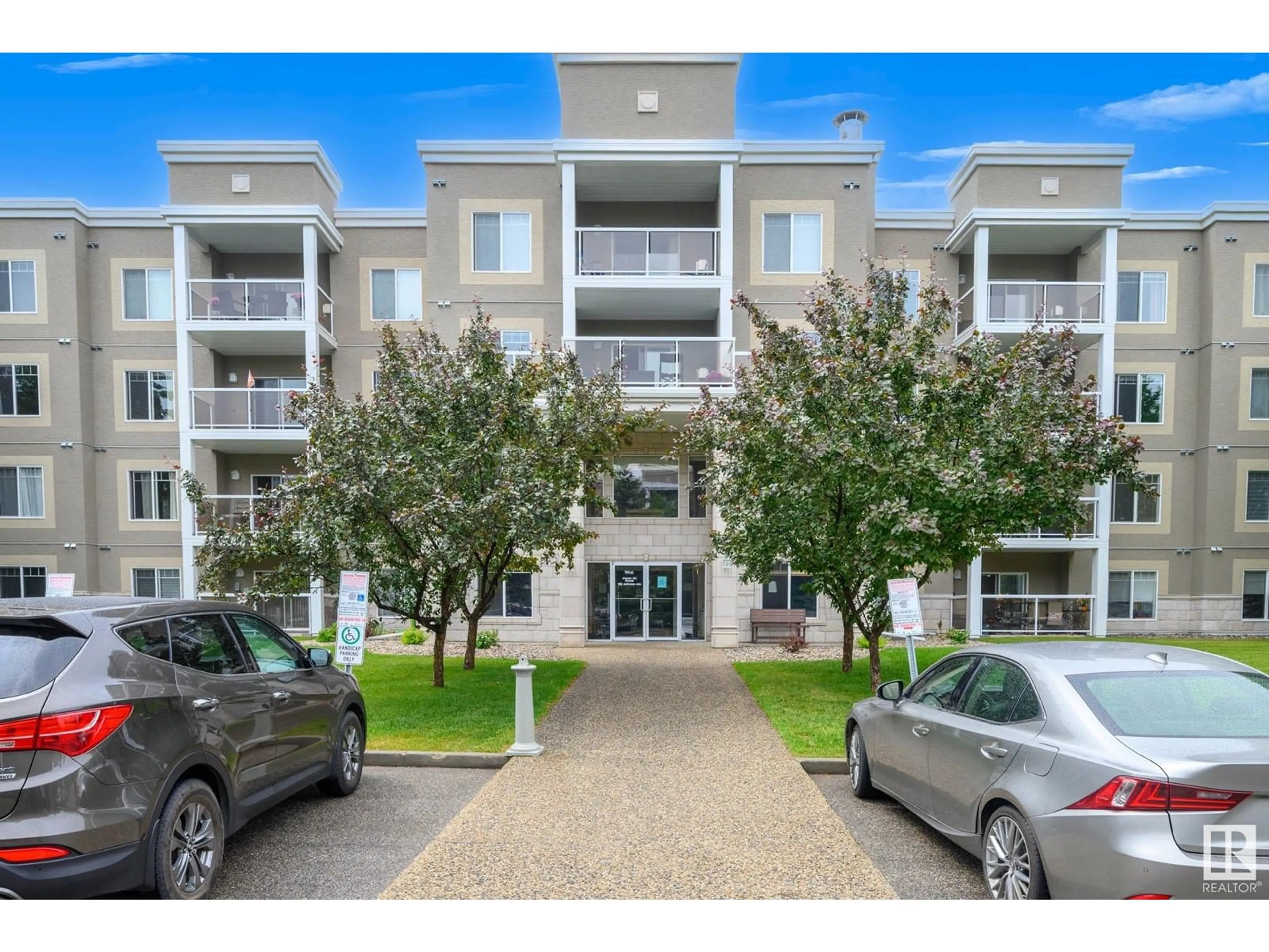 A pic from outside/outdoor area/front of a property/back of a property/a pic from drone, unknown for 435 78B MCKENNEY AV, St. Albert Alberta T8N1L9