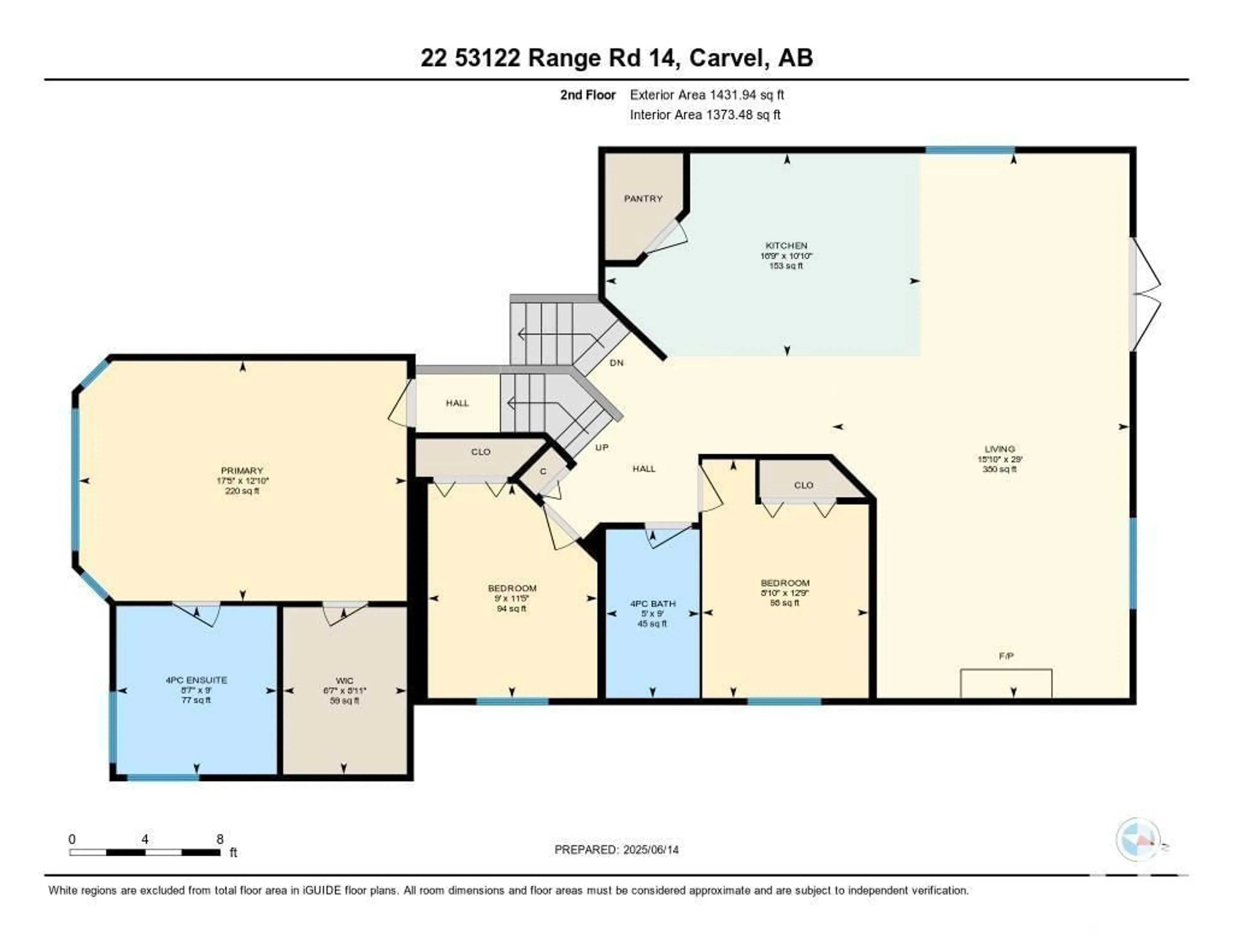 Floor plan for 53122 - 22 RGE ROAD 14, Rural Parkland County Alberta T7Y2T3