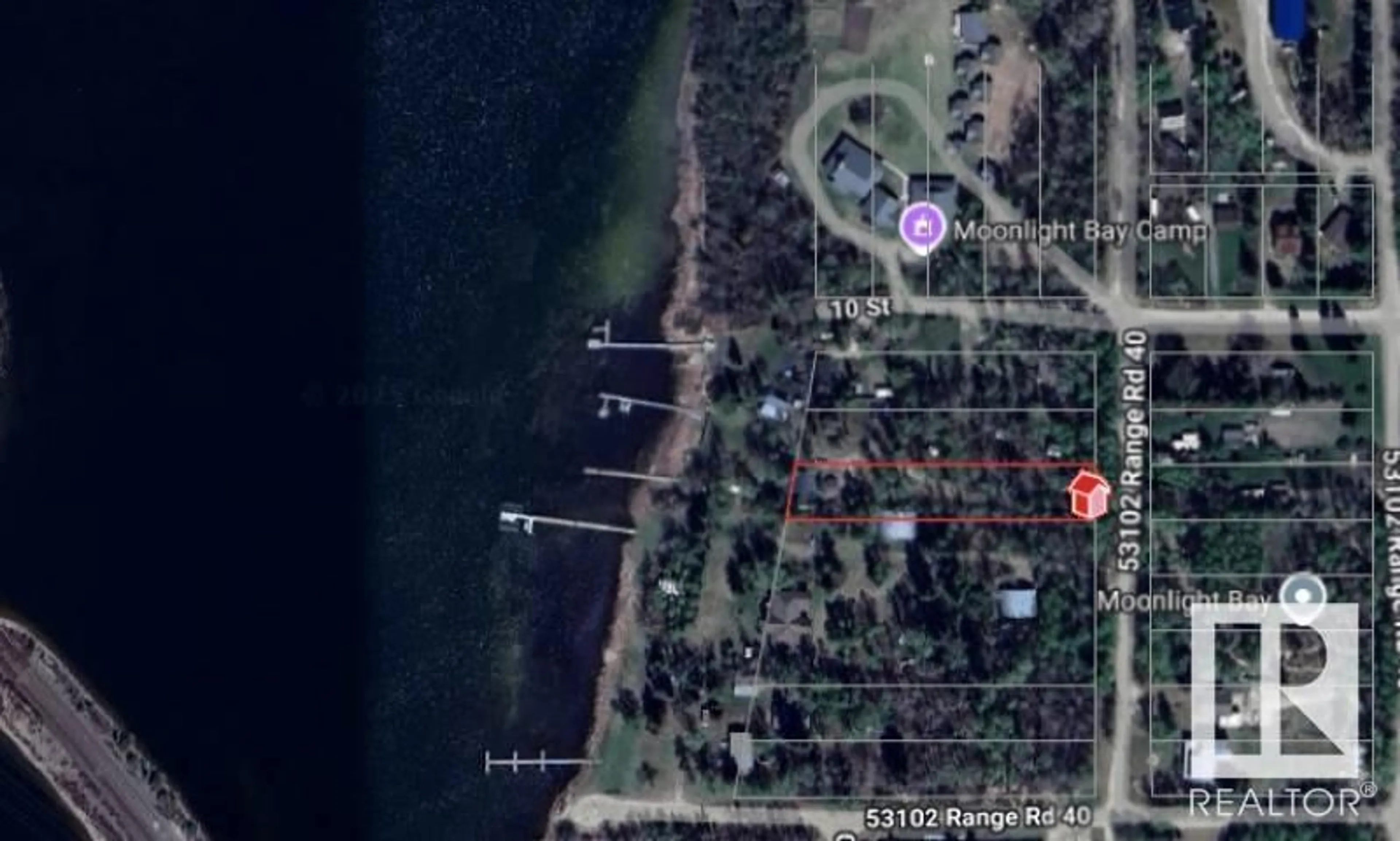A pic from outside/outdoor area/front of a property/back of a property/a pic from drone, water/lake/river/ocean view for 1306 RGE ROAD 40, Rural Parkland County Alberta T0E2Y0