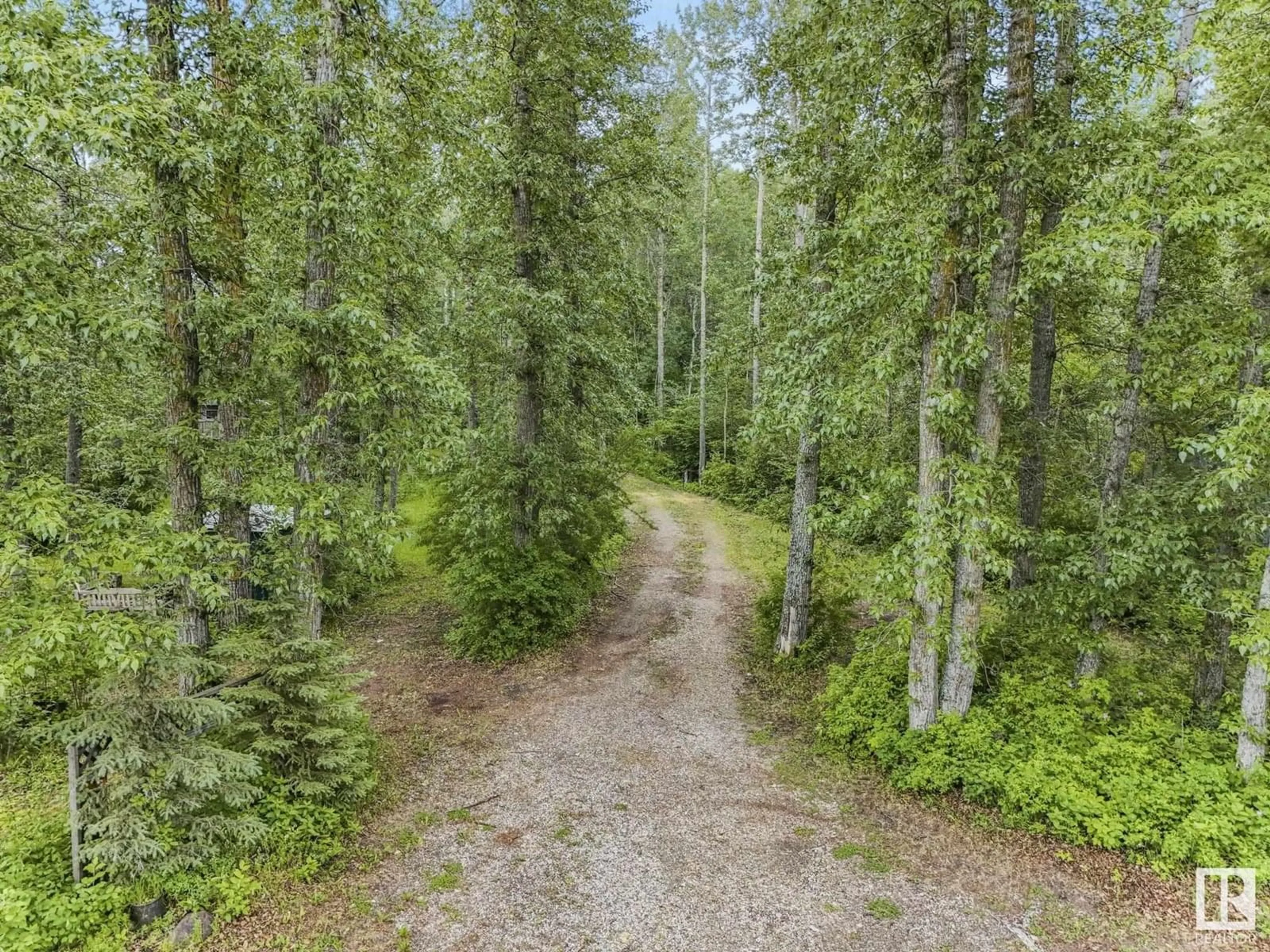 A pic from outside/outdoor area/front of a property/back of a property/a pic from drone, forest/trees view for 1306 RGE ROAD 40, Rural Parkland County Alberta T0E2Y0