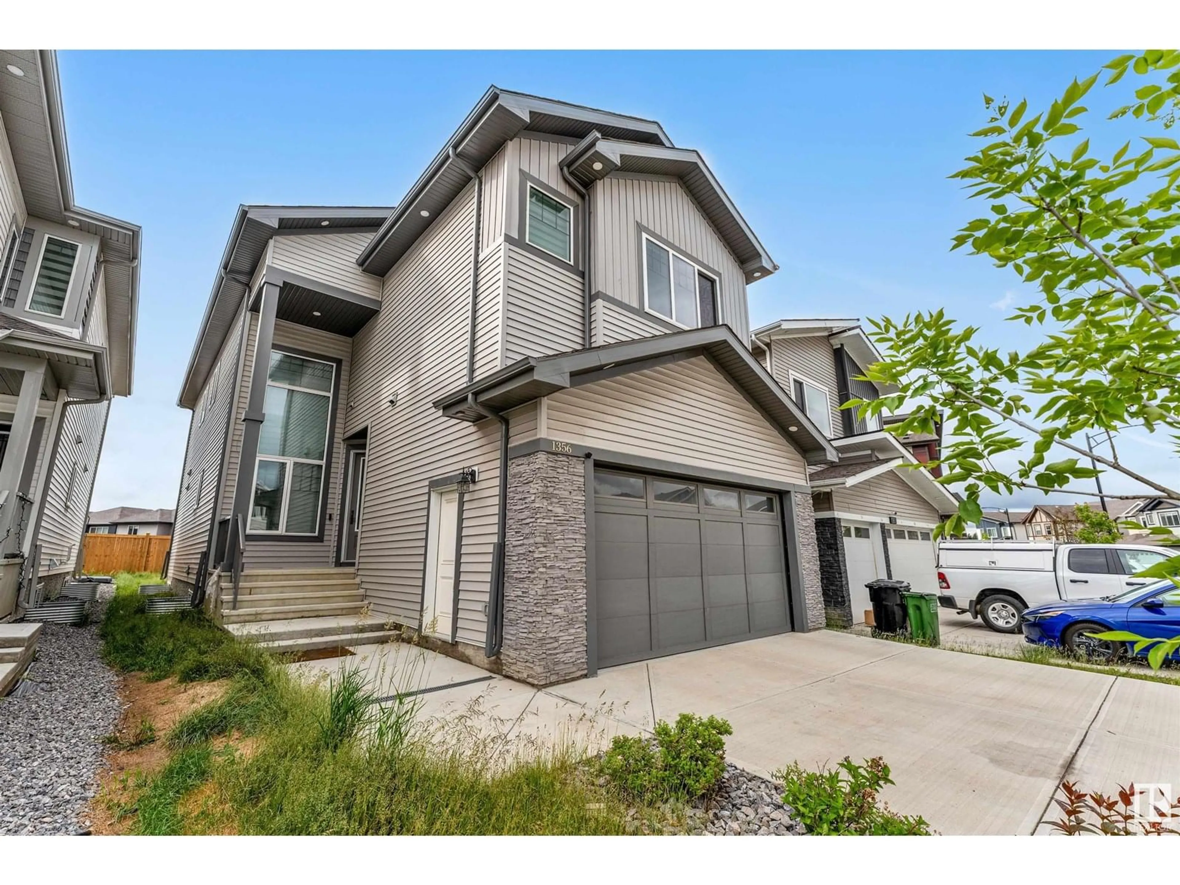 Home with brick exterior material, street for 1356 20 ST, Edmonton Alberta T6T2R7
