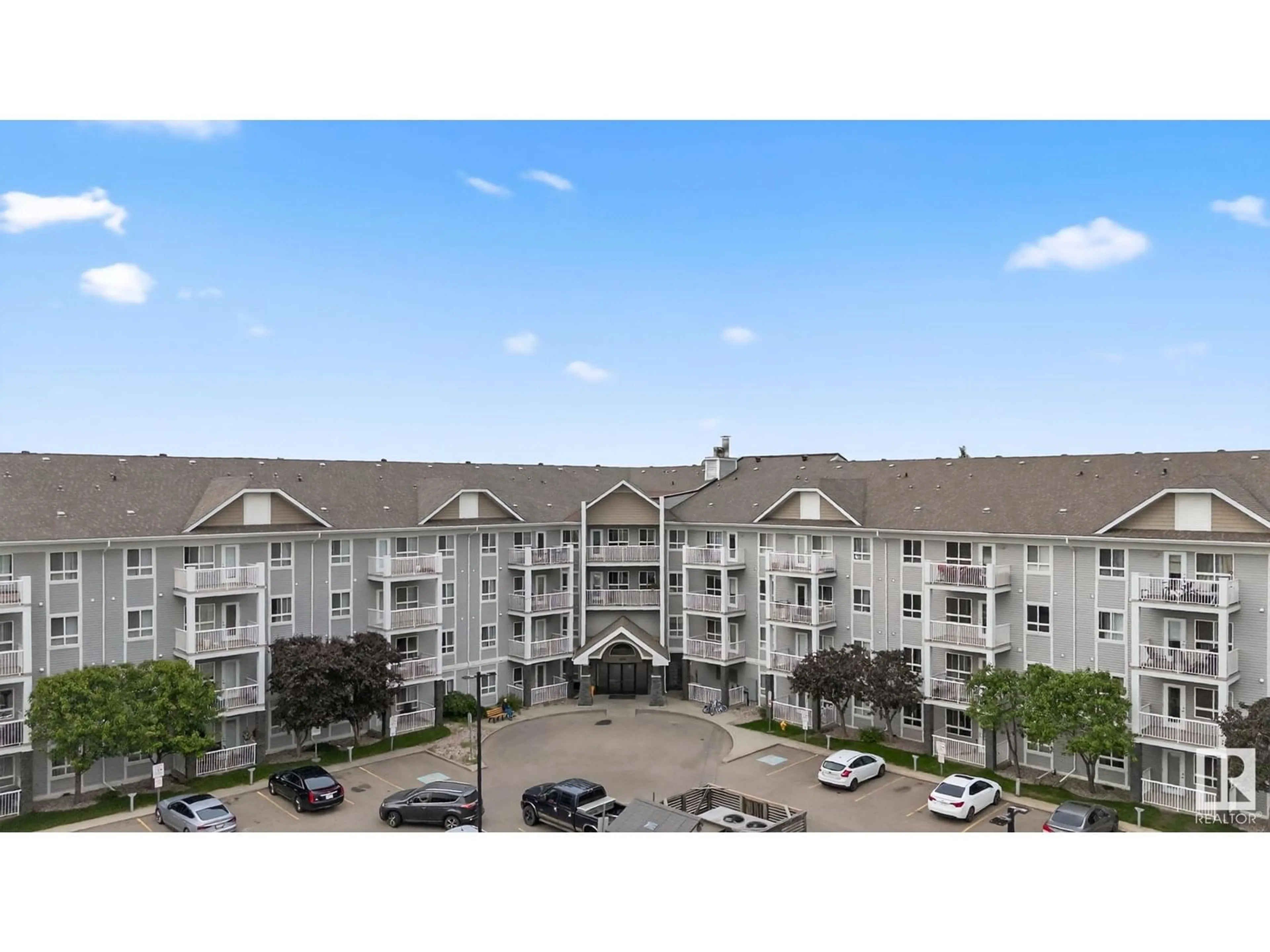 A pic from outside/outdoor area/front of a property/back of a property/a pic from drone, unknown for #114 - 5340 199 ST, Edmonton Alberta T6M0A5