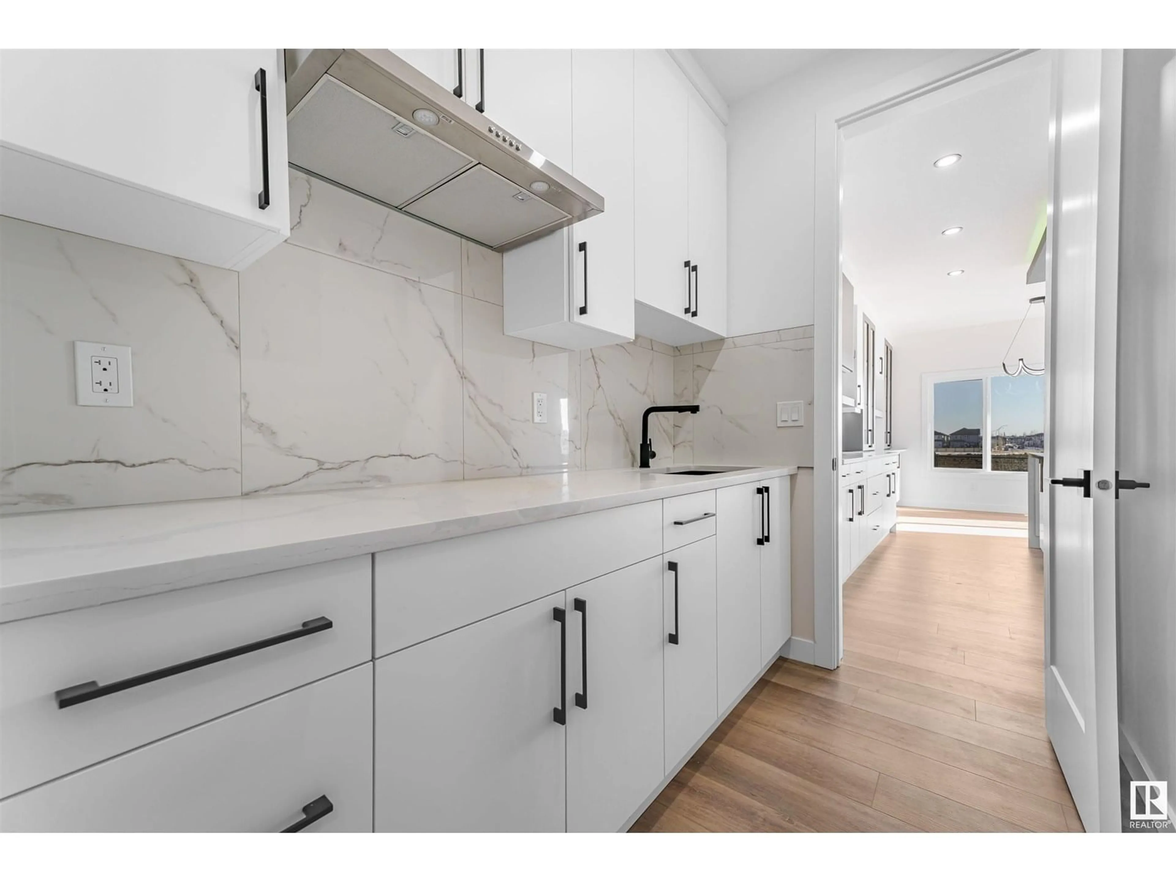 Open concept kitchen, ceramic/tile floor for 3355 CHICKADEE DRIVE, Edmonton Alberta T5S0K9