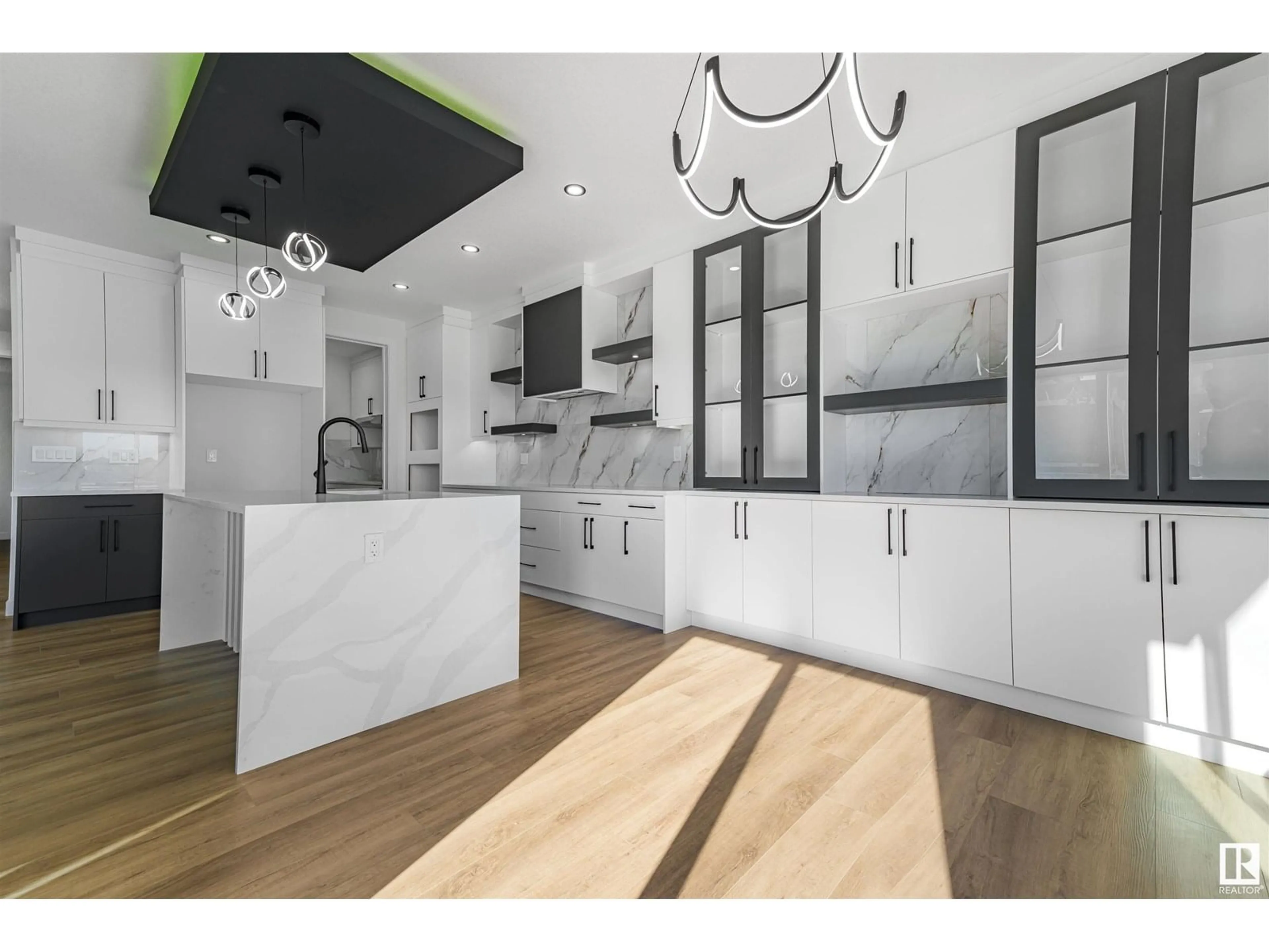 Contemporary kitchen, unknown for 3355 CHICKADEE DRIVE, Edmonton Alberta T5S0K9