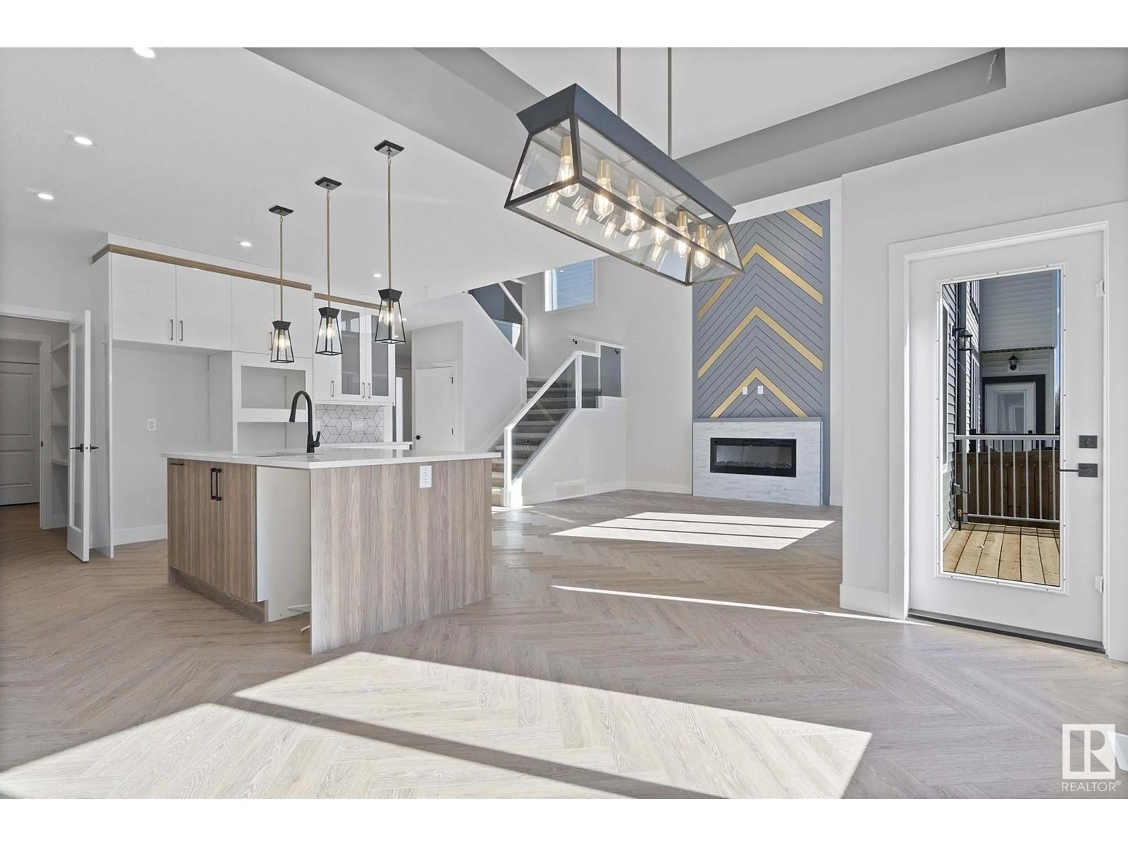 Open concept kitchen, ceramic/tile floor for 57 LILAC BA, Spruce Grove Alberta T7X2H5