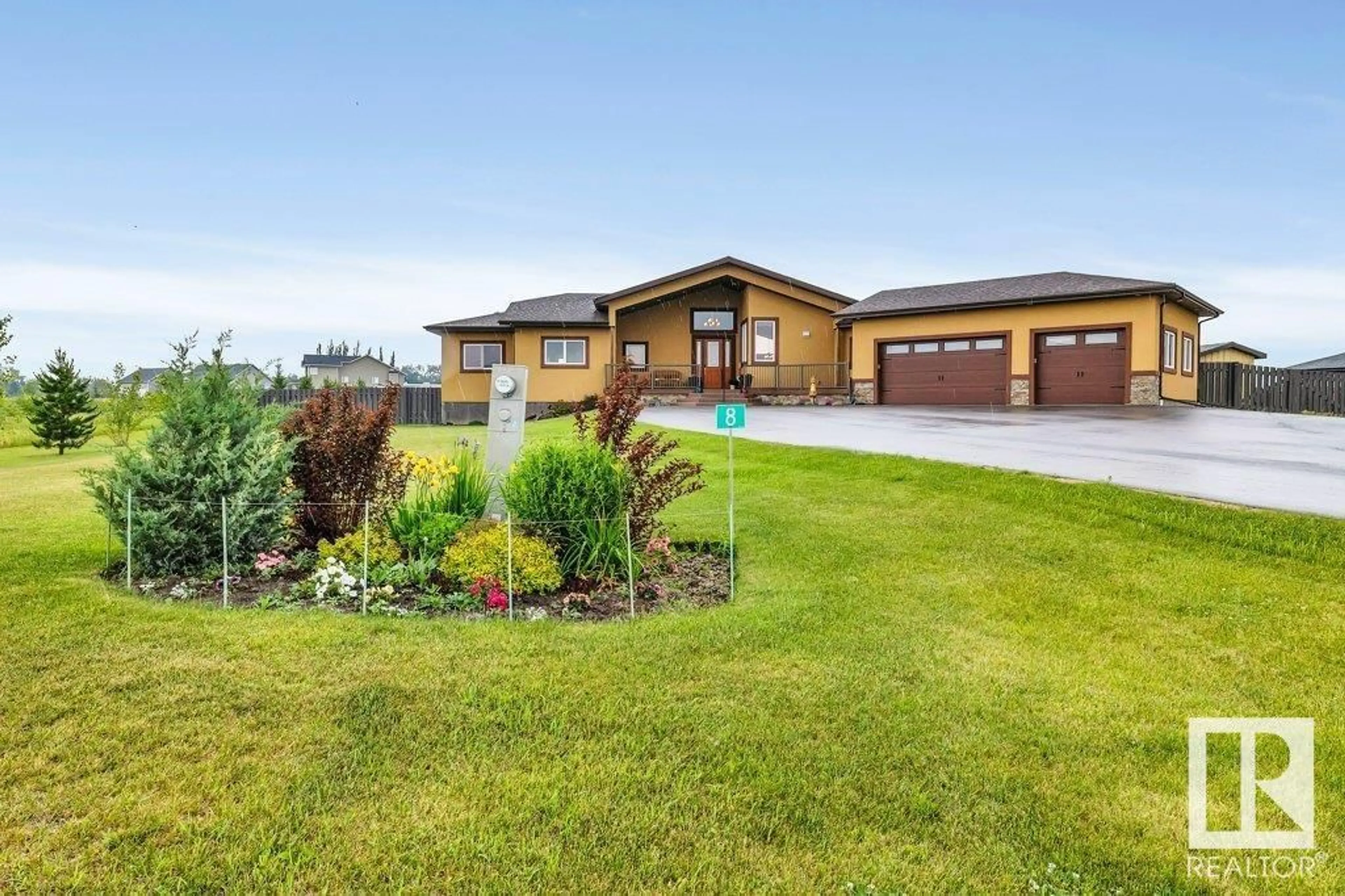 A pic from outside/outdoor area/front of a property/back of a property/a pic from drone, mountain view for 8 - 52329 RGE RD 13, Rural Parkland County Alberta T7Y2C2