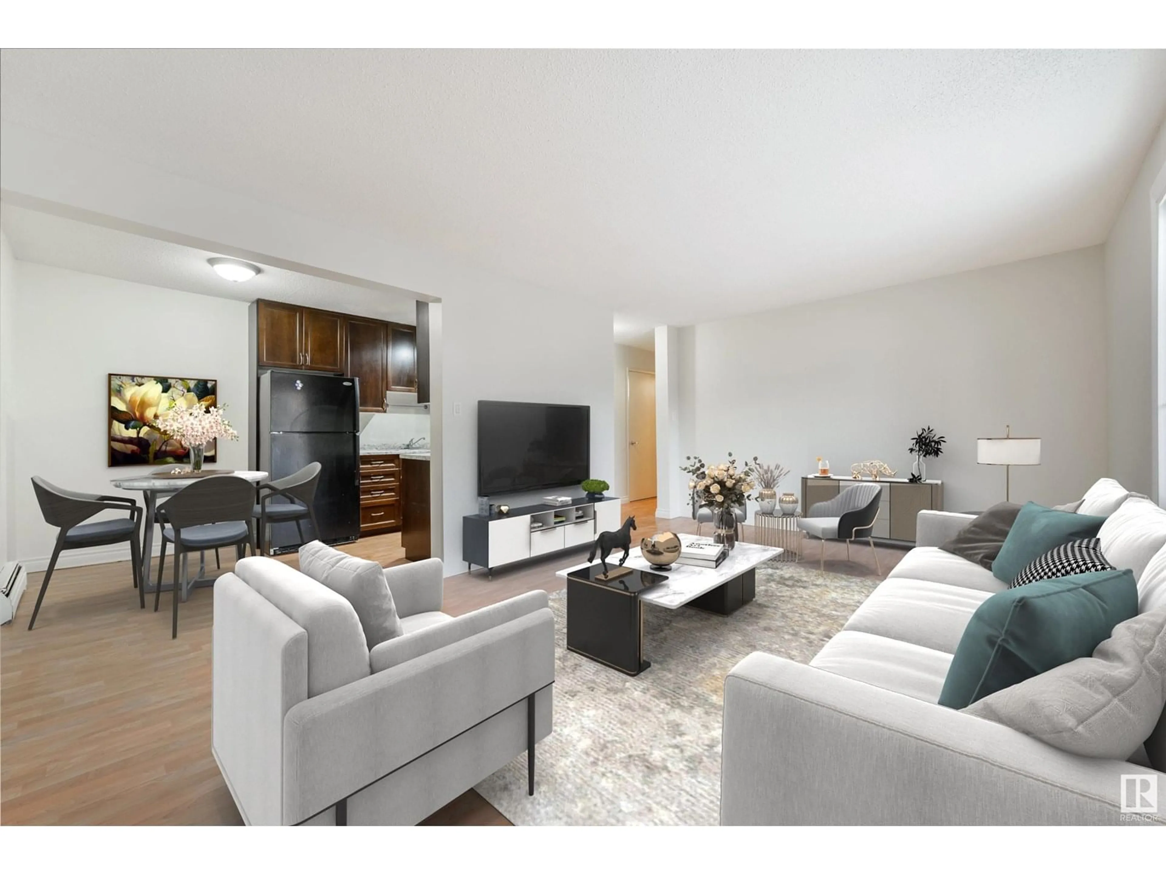 Living room with furniture, unknown for #204 - 10415 93 ST, Edmonton Alberta T5H1X5