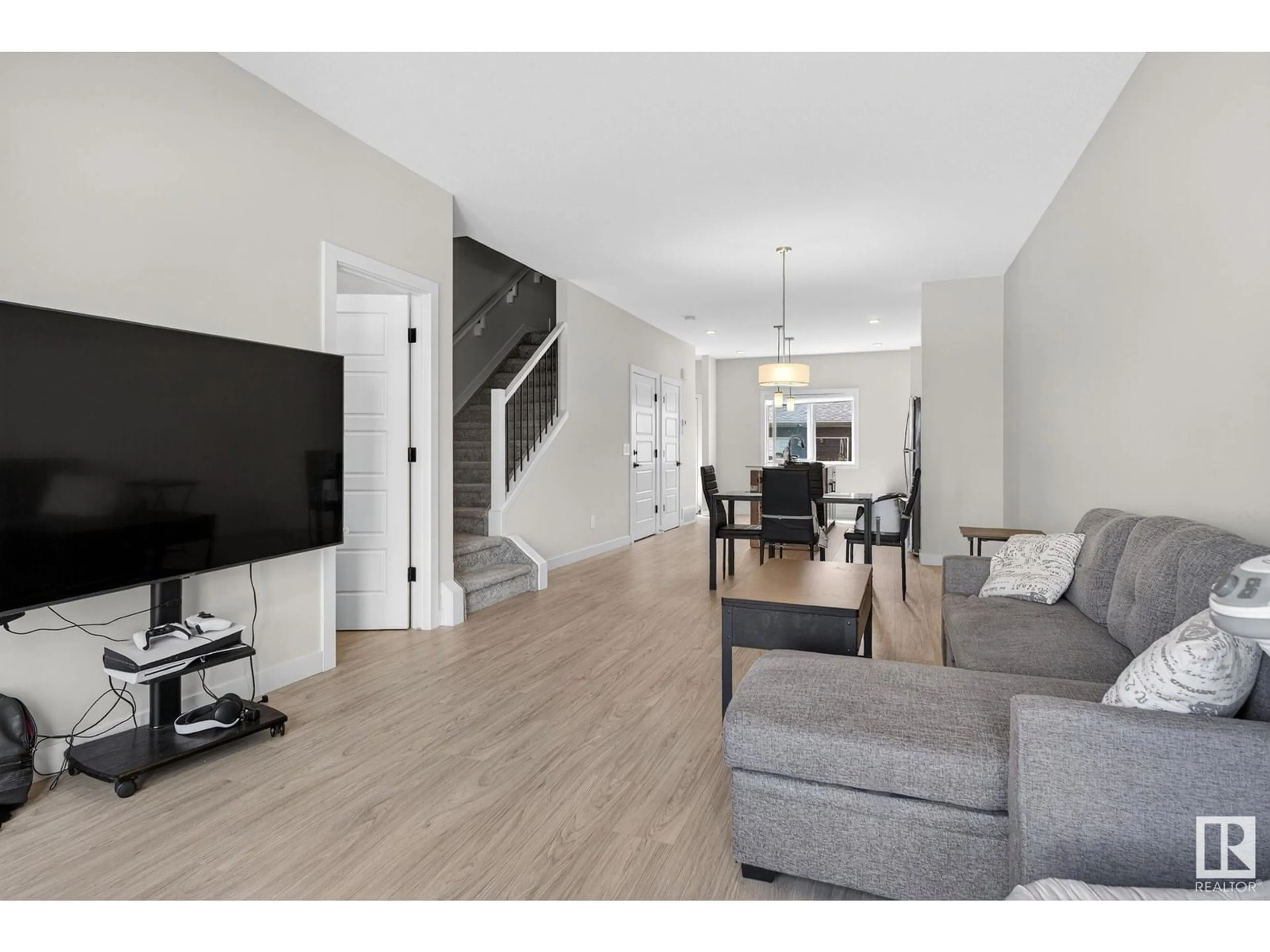 Living room with furniture, unknown for NW - 7133 178 AV, Edmonton Alberta T5Z0T8