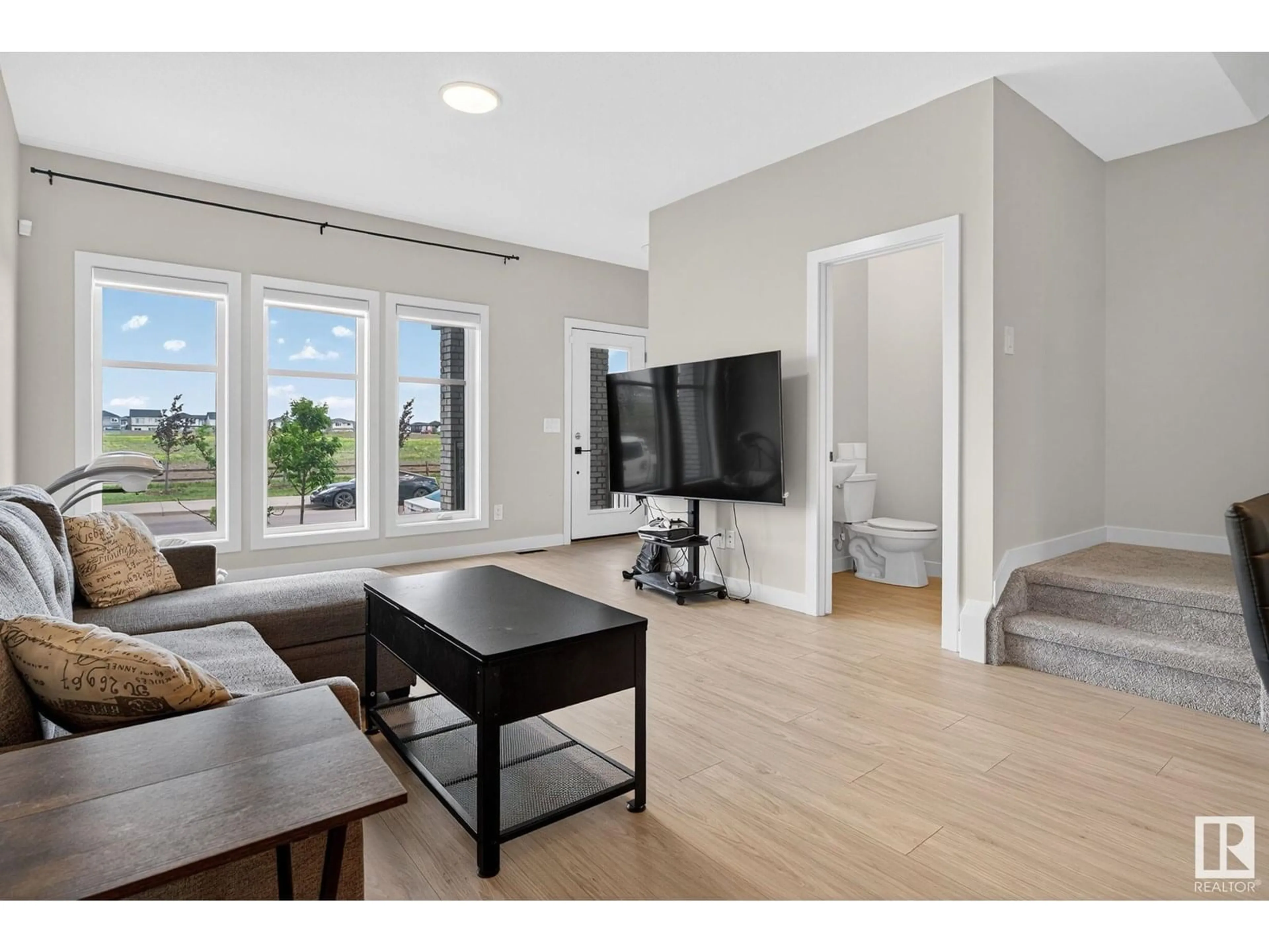 Living room with furniture, unknown for NW - 7133 178 AV, Edmonton Alberta T5Z0T8